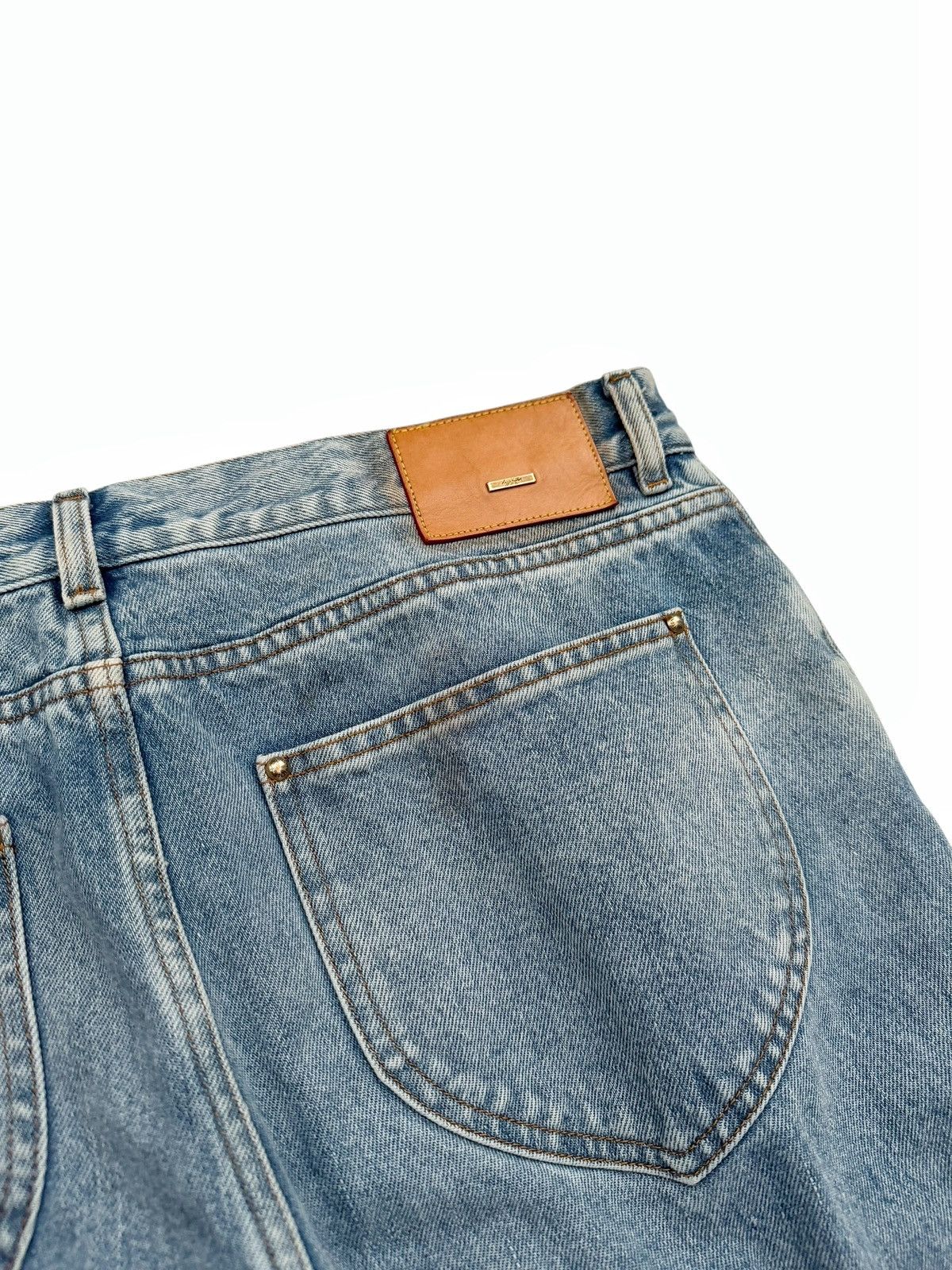 Louis Vuitton 2020 Virgil Blue Regular Wash Jeans Size US 34 / EU 50 - 9 Thumbnail