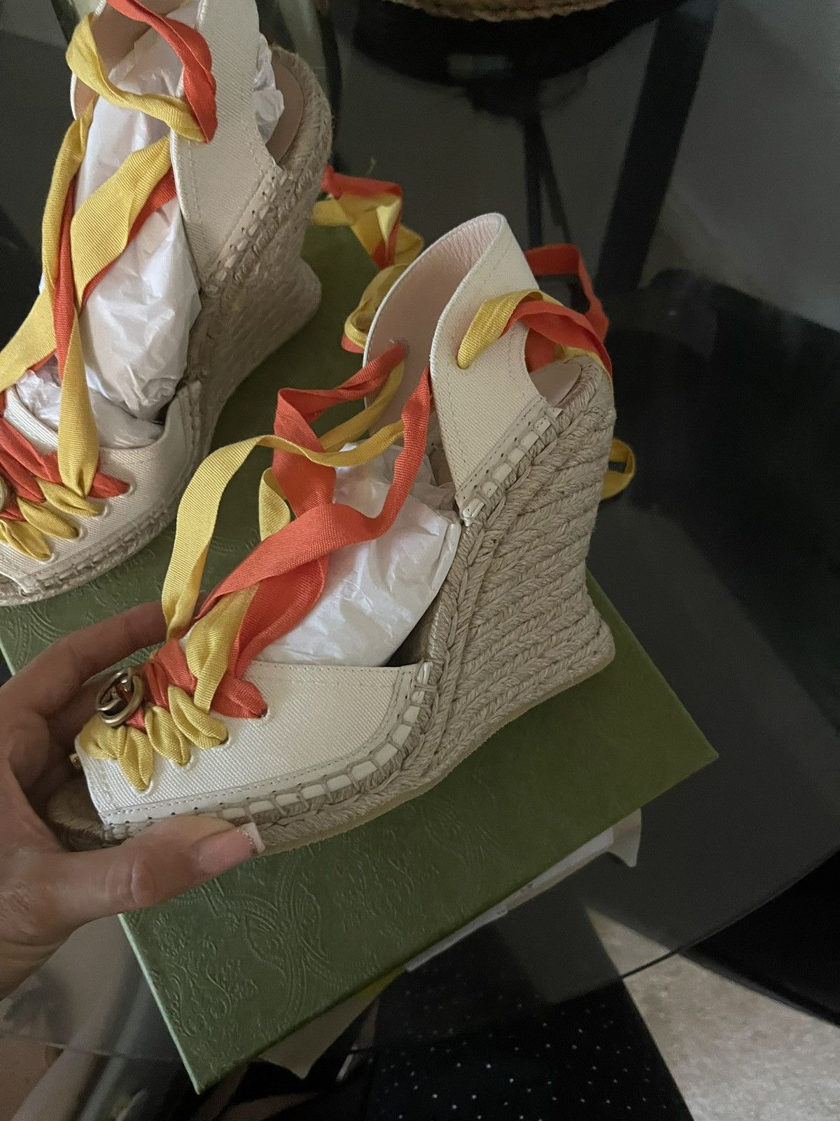 Gucci Gucci Wedges Size US 9 / IT 39 - 7 Thumbnail
