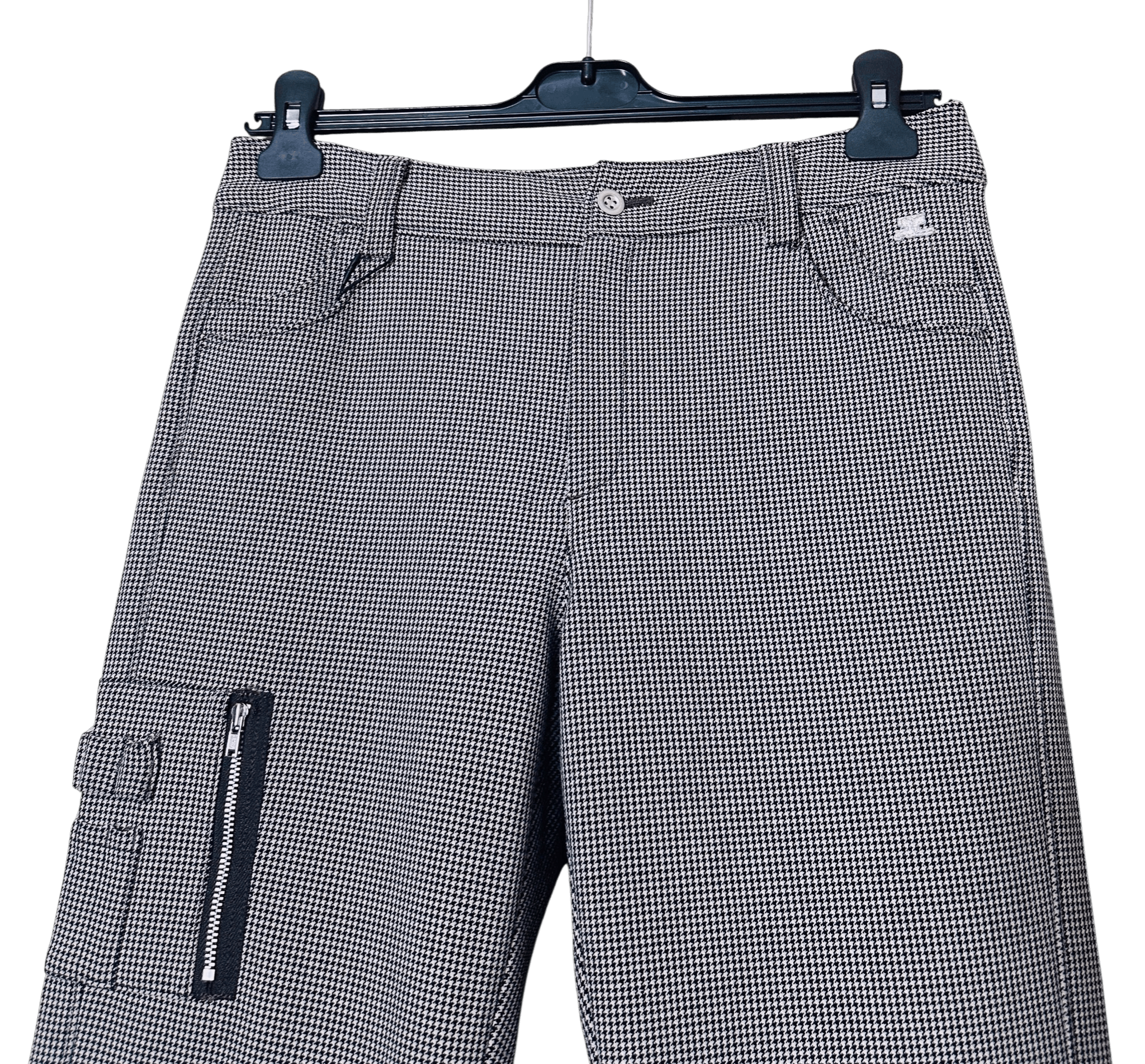 Courreges Houndstooth trousers Size 28" / US 6 / IT 42 - 2 Thumbnail