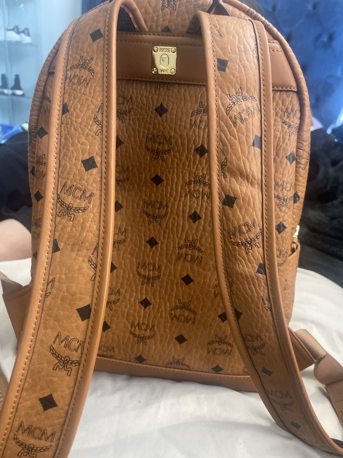 Bape x MCM Stark Backpack