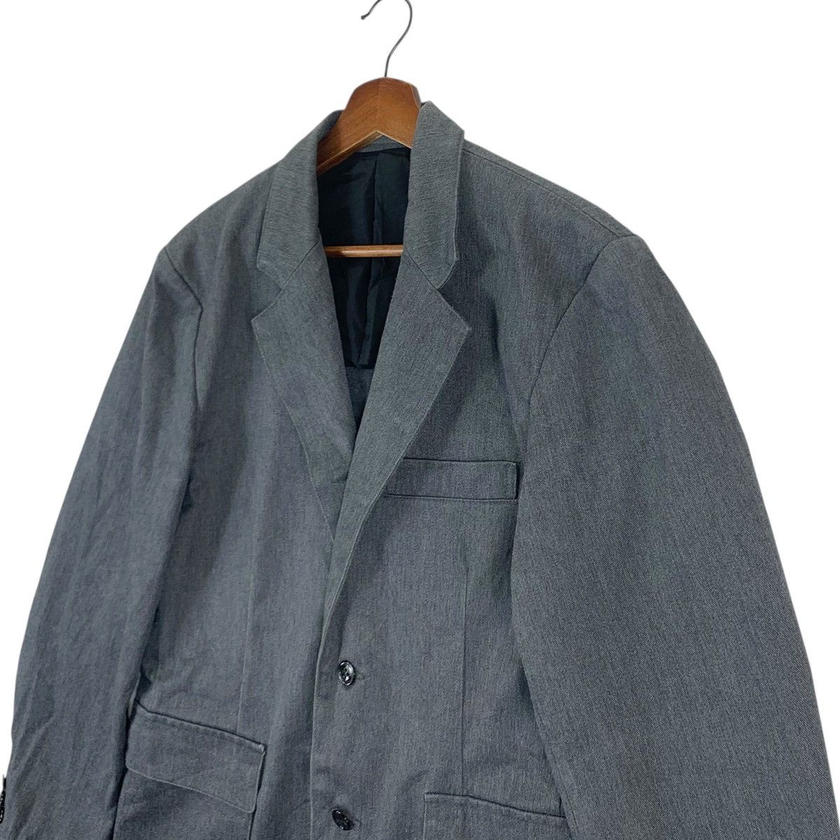Japanese Brand × Vintage Vintage Stabilizer GNZ Plain Gray Blazer Coat Size US M / EU 48-50 / 2 - 4 Thumbnail