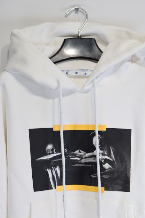 Off-White o1rshd1 Caravaggio Saint Jerome Writing Print Hoodie Size US XS / EU 42 / 0 - 2 Thumbnail