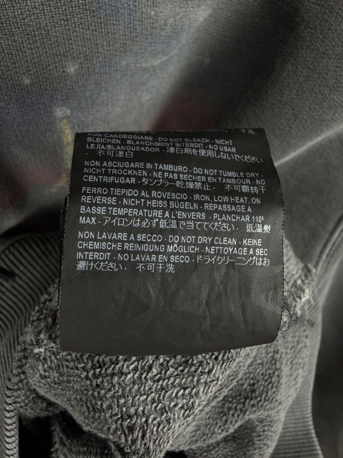 Balenciaga FW17 Balenciaga Paris Tourist Souvenir Hoodie Faded Gray Size US S / EU 44-46 / 1 - 12 Thumbnail
