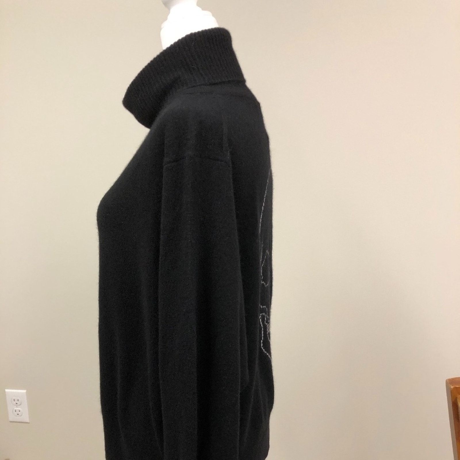 360Cashmere Turtle Neck Skull Cashmere Sweater from 360 Cashmere Size M / US 6-8 / IT 42-44 - 3 Thumbnail