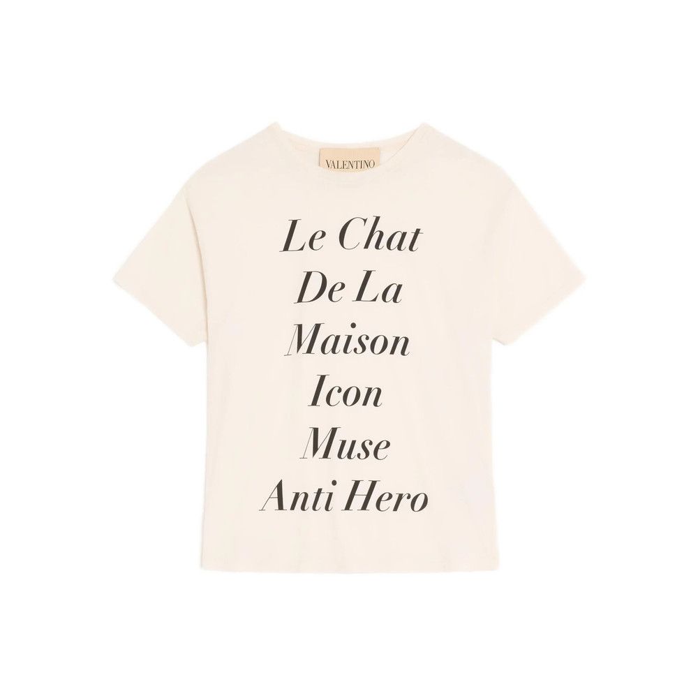 Valentino Valentino NEUTRALS T-Shirts & Vests - T-Shirts Size US M / EU 48-50 / 2 - 1 Thumbnail