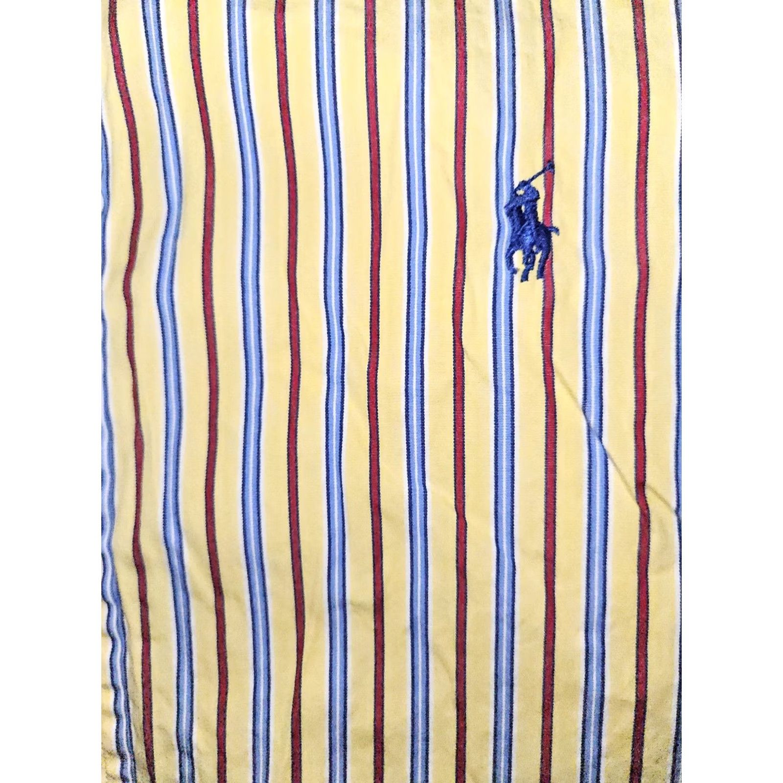 Ralph Lauren Ralph Lauren Button-Down Shirt Men 2XL Classic Fit Yellow Striped Preppy Shirt Size US XXL / EU 58 / 5 - 6 Thumbnail