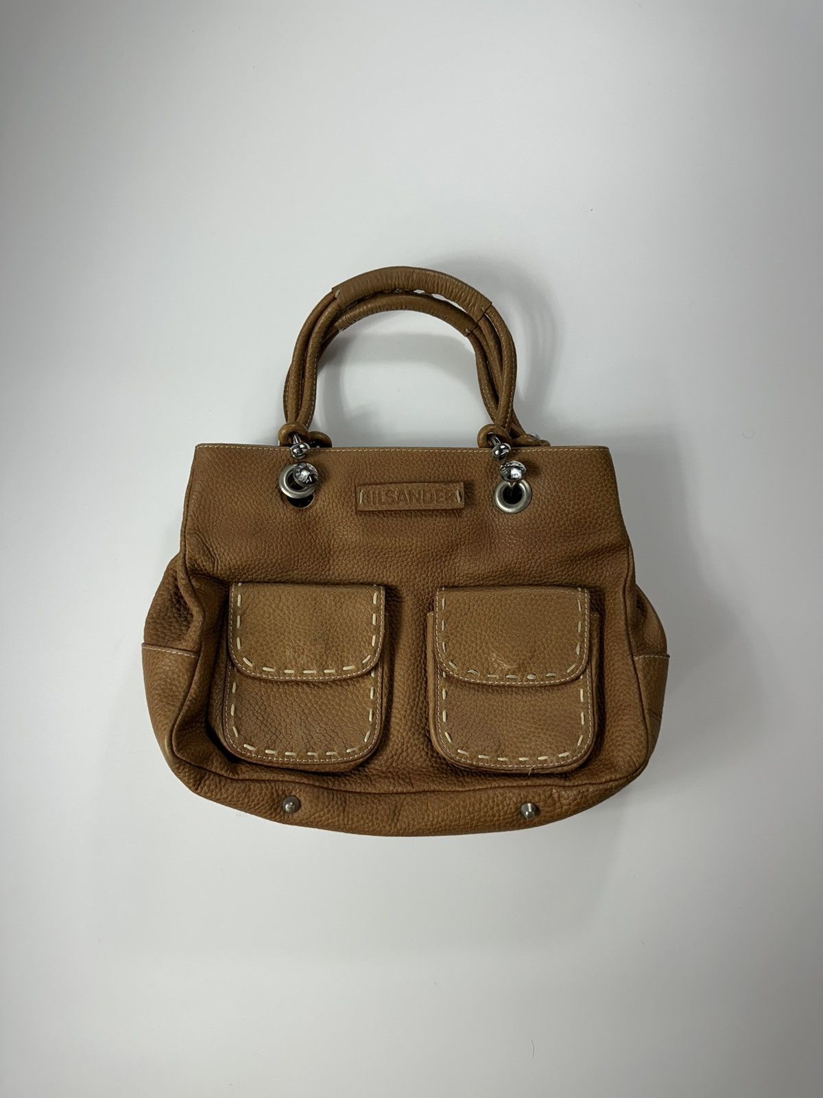 Jil Sander Jil Sander Leather Handbag Brown Vintage Size ONE SIZE - 1 Thumbnail