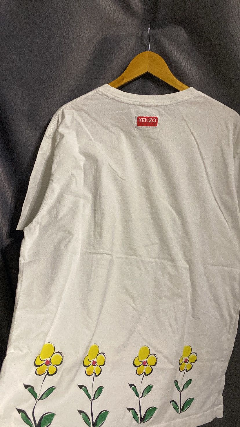 Japanese Brand × Kenzo Vintage Kenzo Paris X Art Tee White Tee Size US L / EU 52-54 / 3 - 8 Thumbnail