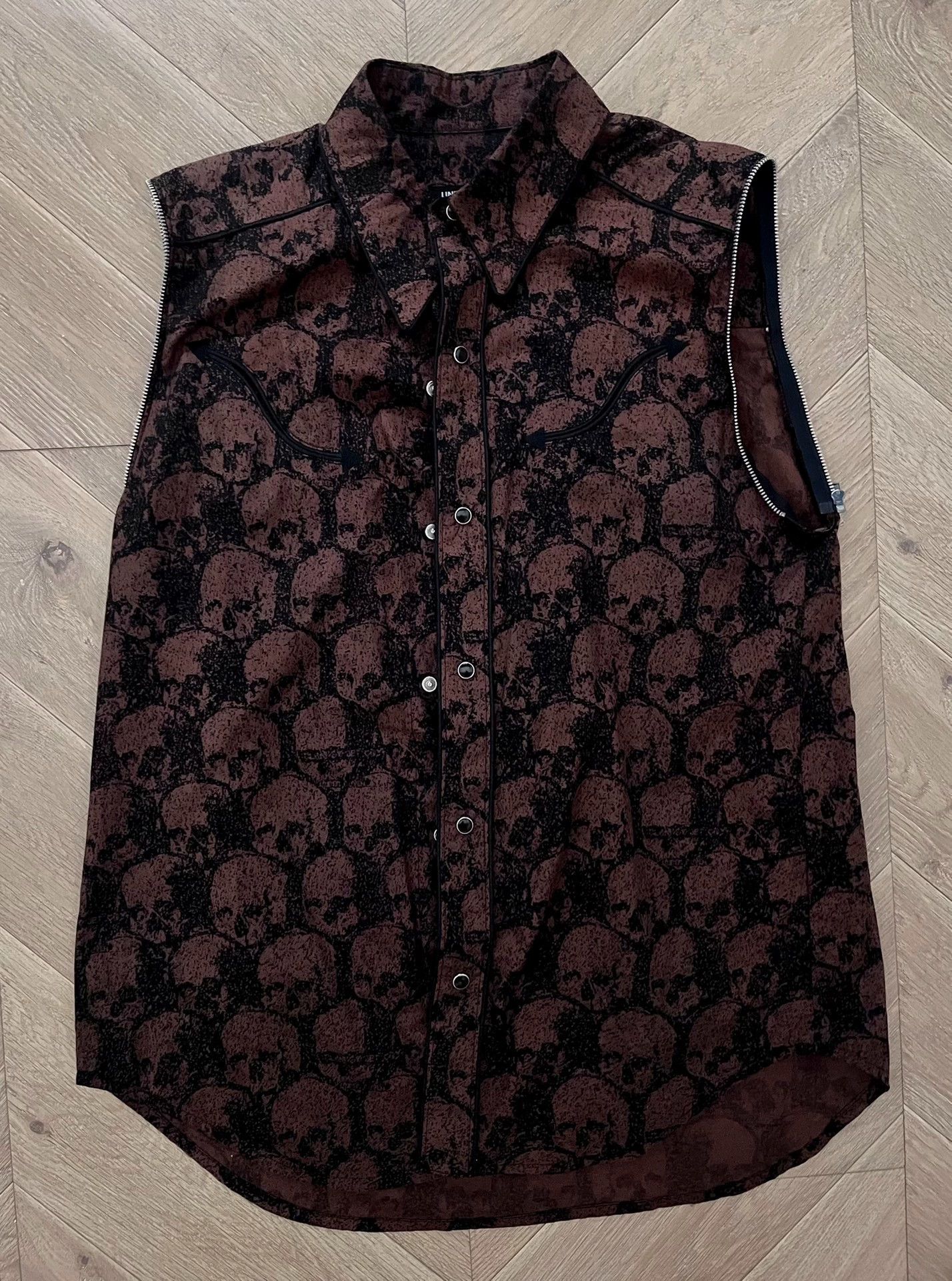 Undercover Undercover 02AW Witch Skeleton sleeveless shirt vest Size US L / EU 52-54 / 3 - 1 Thumbnail