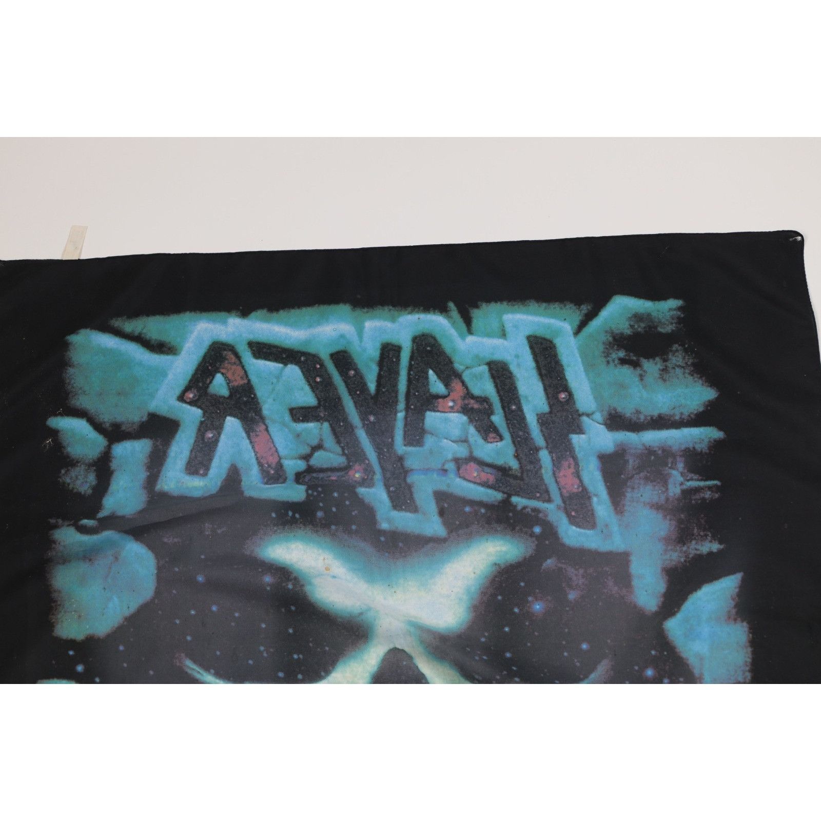 Vintage Vintage 90s Winterland Distressed Spell Out Slayer Band Flag Size ONE SIZE - 14 Thumbnail