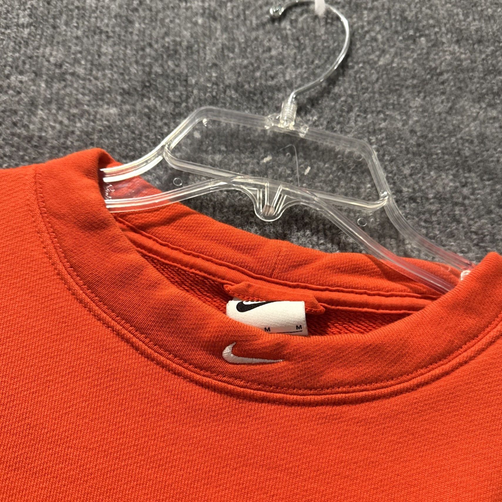 Nike Nike Men T-Shirt Short Sleeve Check Swoosh Size M Orange Shirt Mens Size US M / EU 48-50 / 2 - 6 Thumbnail