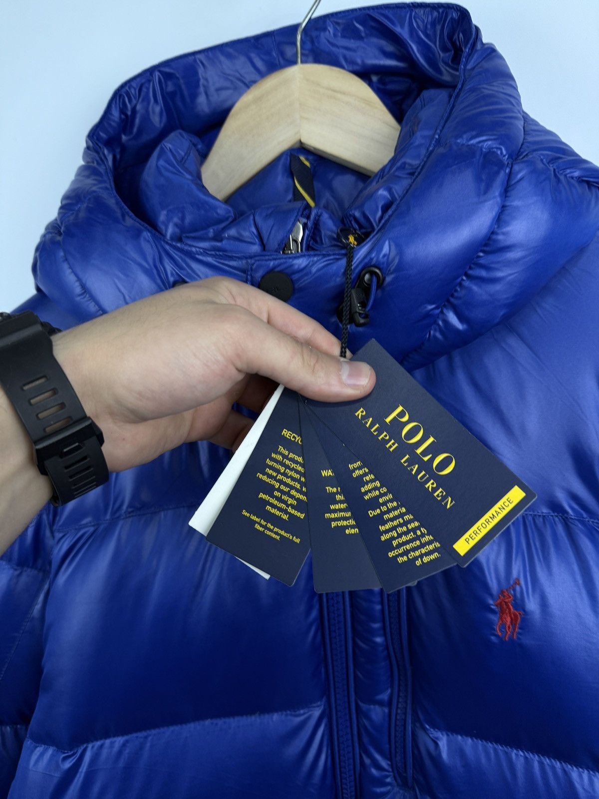 Polo Ralph Lauren 🇺🇸❗️NEW Ralph Lauren Hooded Down Puffer Glossy El Cap Jacket Size US M / EU 48-50 / 2 - 10 Thumbnail