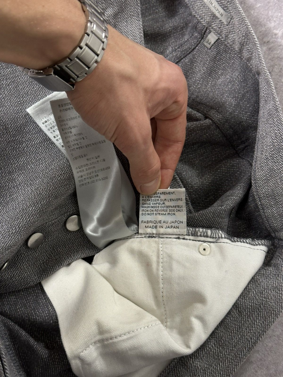 Dior Dior Slim 17_Regular Logo Pants Size US 34 / EU 50 - 13 Thumbnail