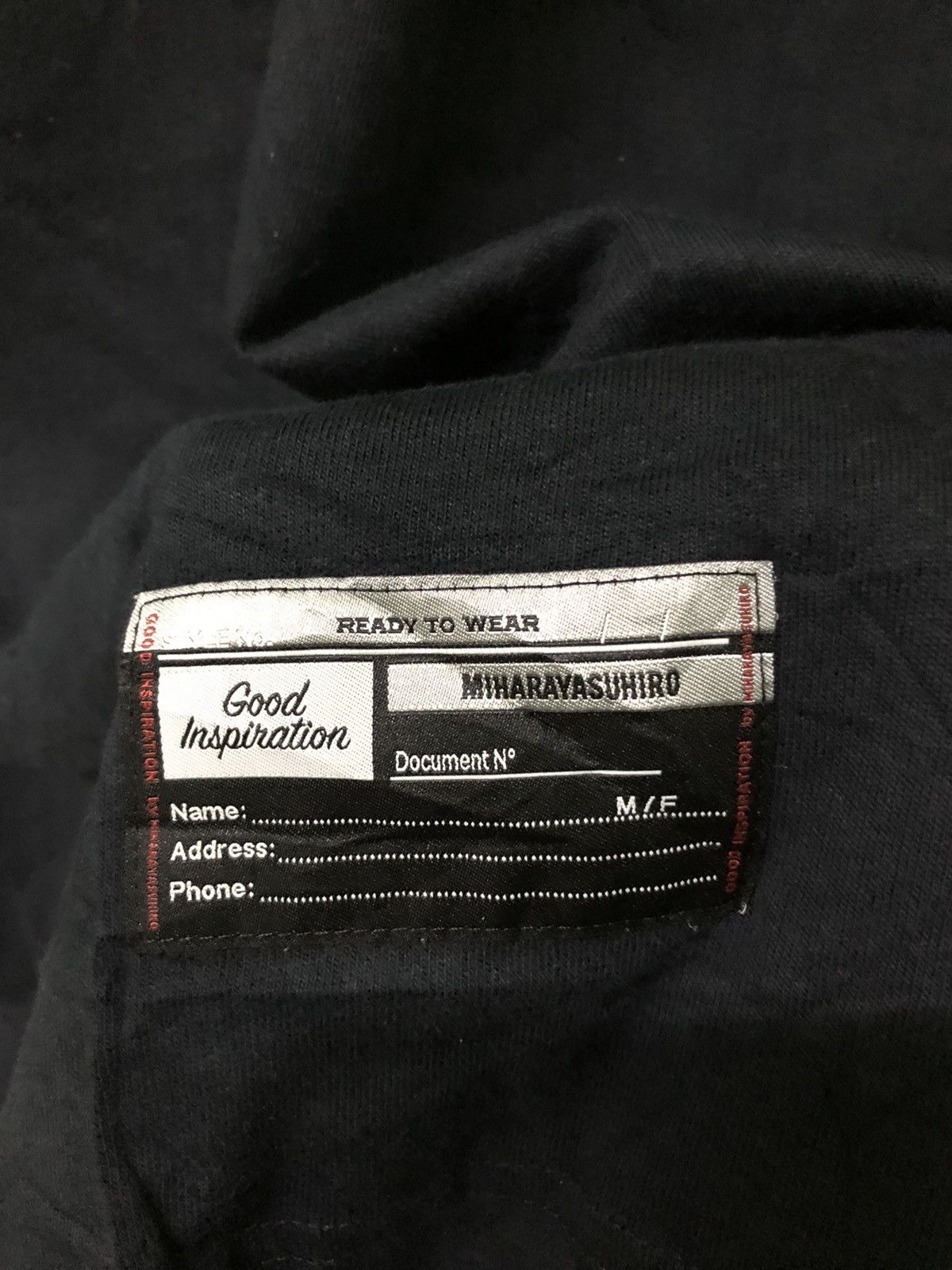 Maison MIHARA YASUHIRO Miharayasuhiro Good Inspiration Shirt Tee Size US M / EU 48-50 / 2 - 6 Thumbnail
