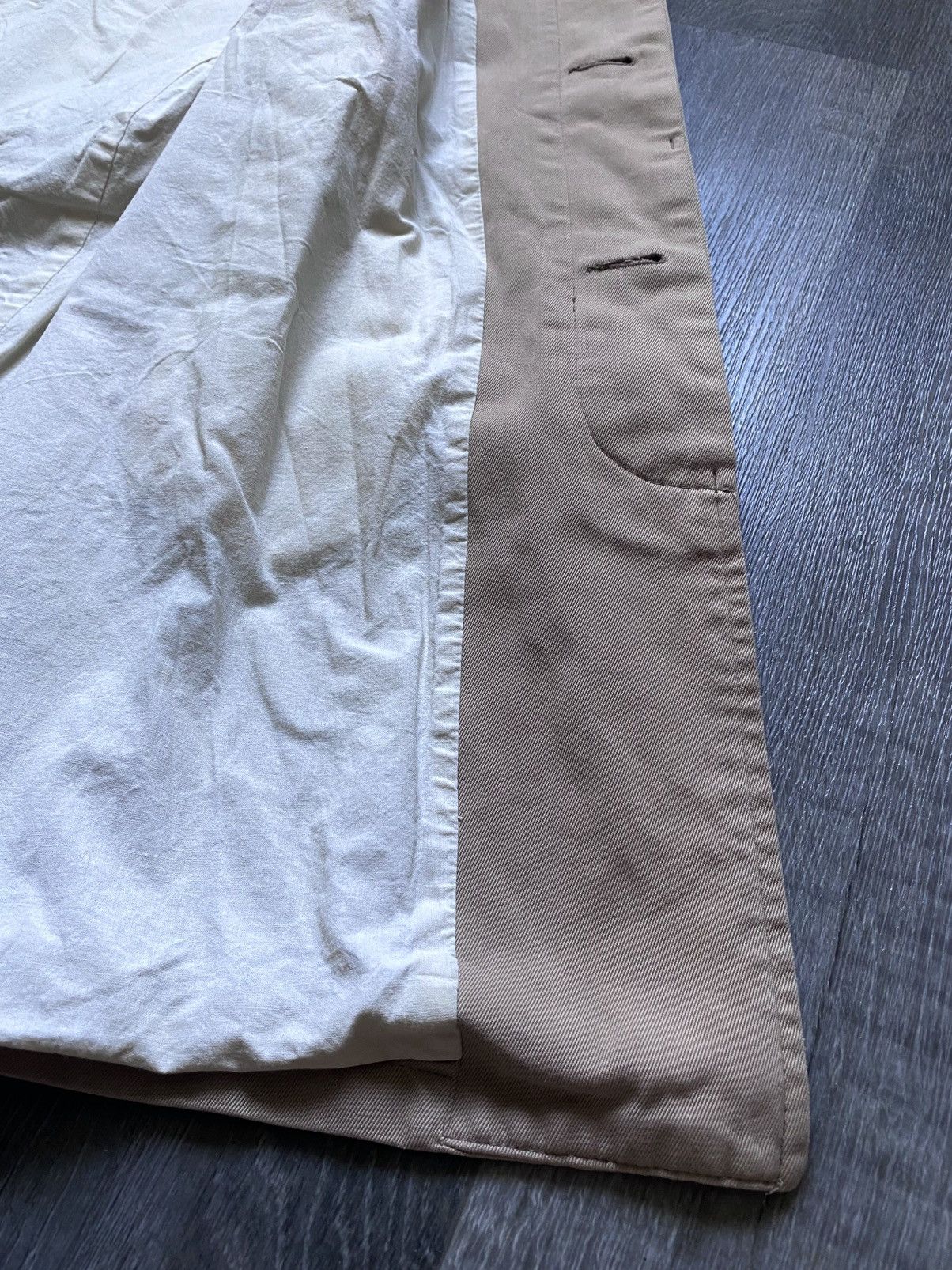 A.P.C. Women’s APC Rue de Fleurus Paris Beige Trench Coat Jacket Size M / US 6-8 / IT 42-44 - 18 Thumbnail