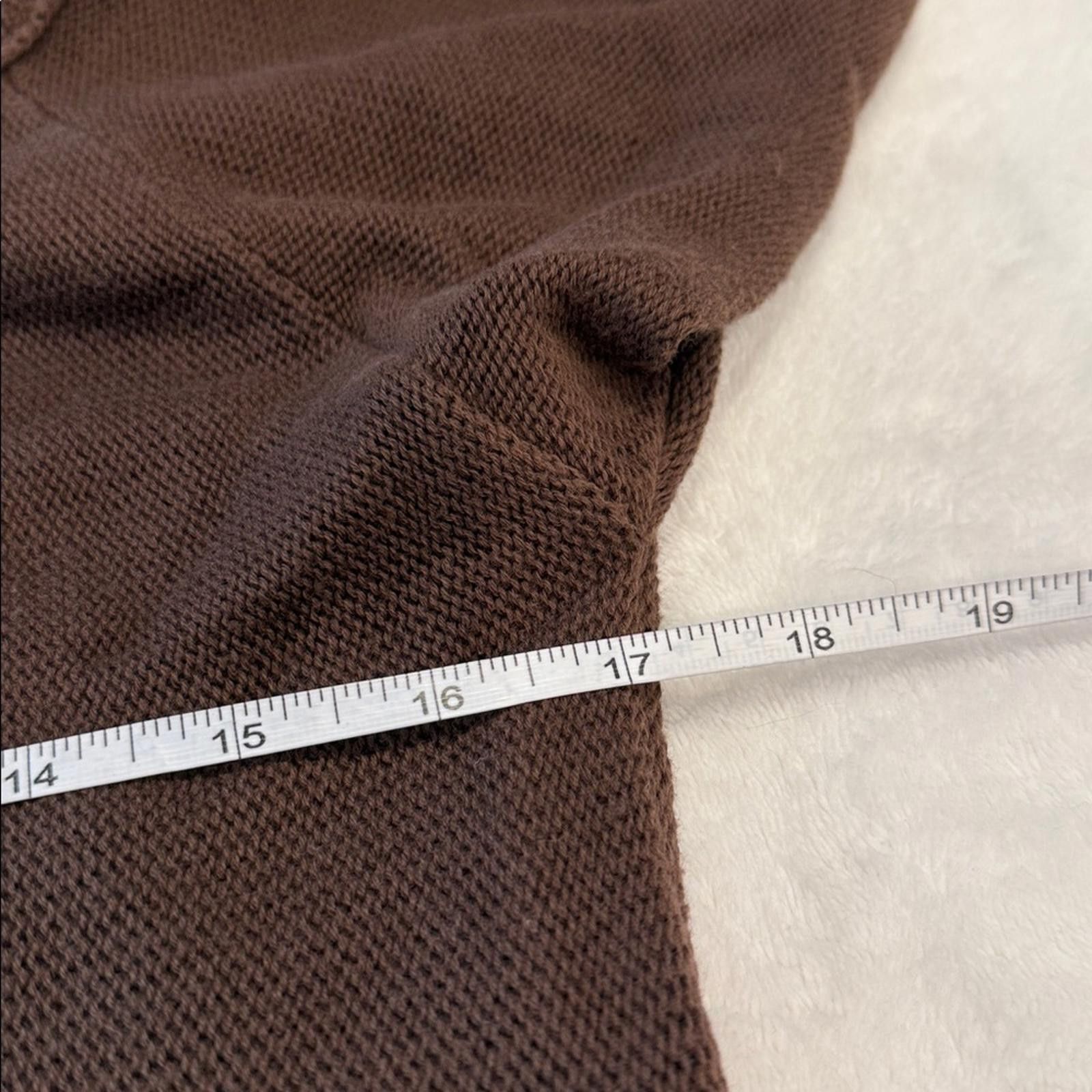 Coldwater Creek Coldwater Creek brown Cotton Knit Midi Sweater Dress SZ PL Size L / US 10 / IT 46 - 8 Thumbnail