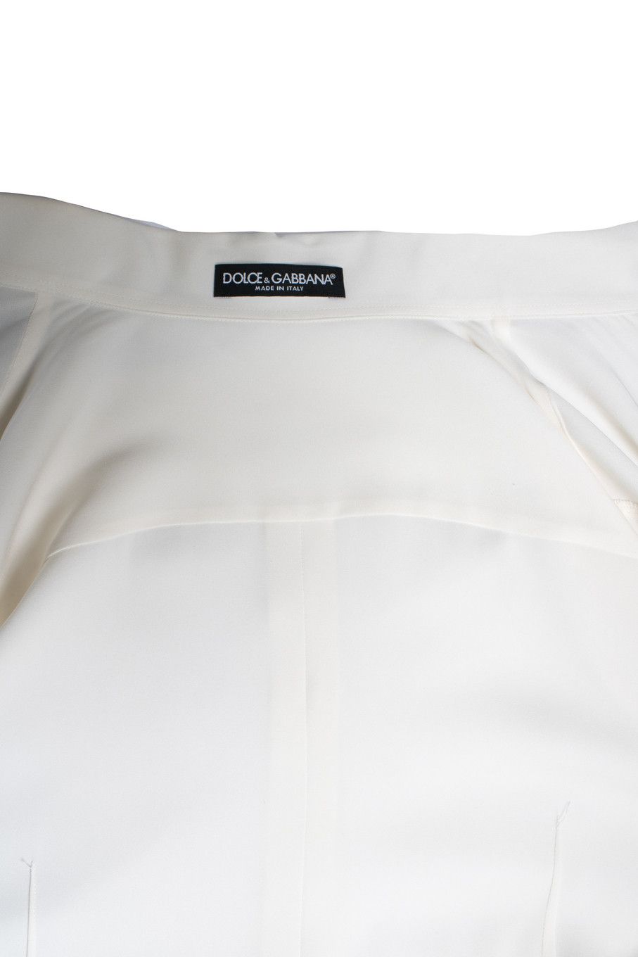 Dolce & Gabbana Dolce & Gabbana, white shirt with black bow Size S / US 4 / IT 40 - 6 Thumbnail