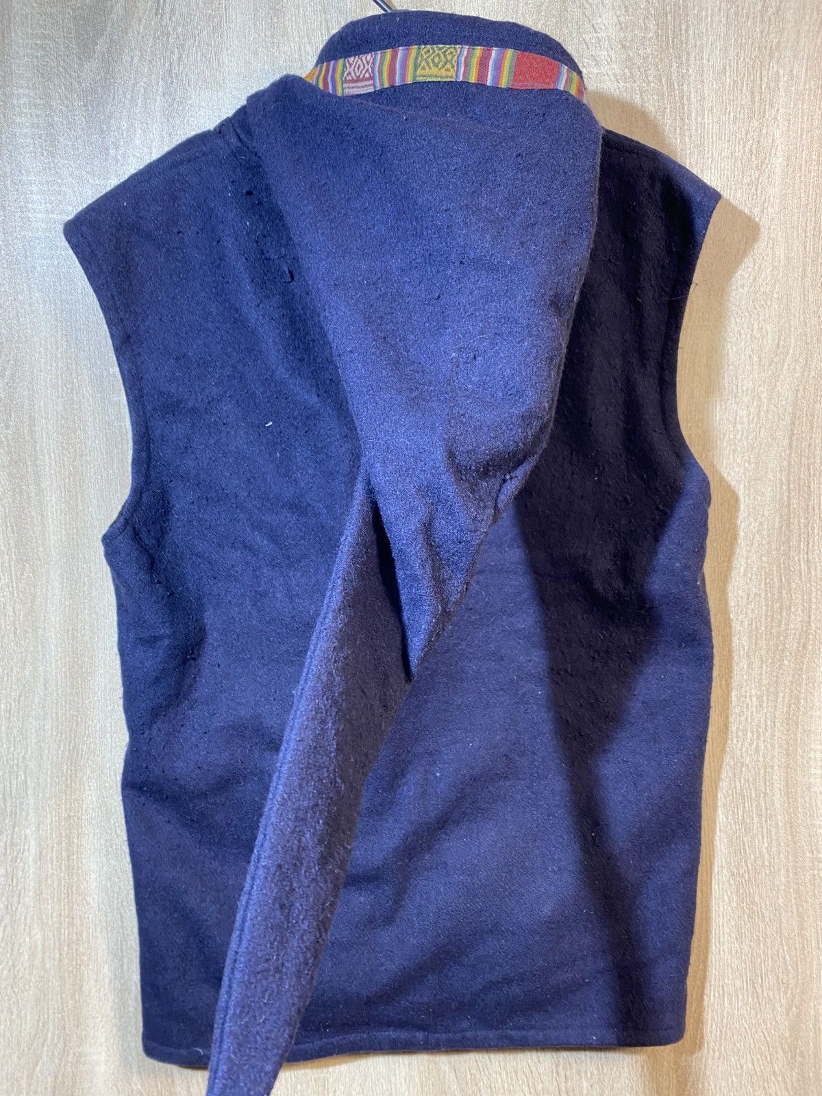 Designer × Vintage Vintage Wool vest made in Nepal women’s size L Size L / US 10 / IT 46 - 10 Thumbnail