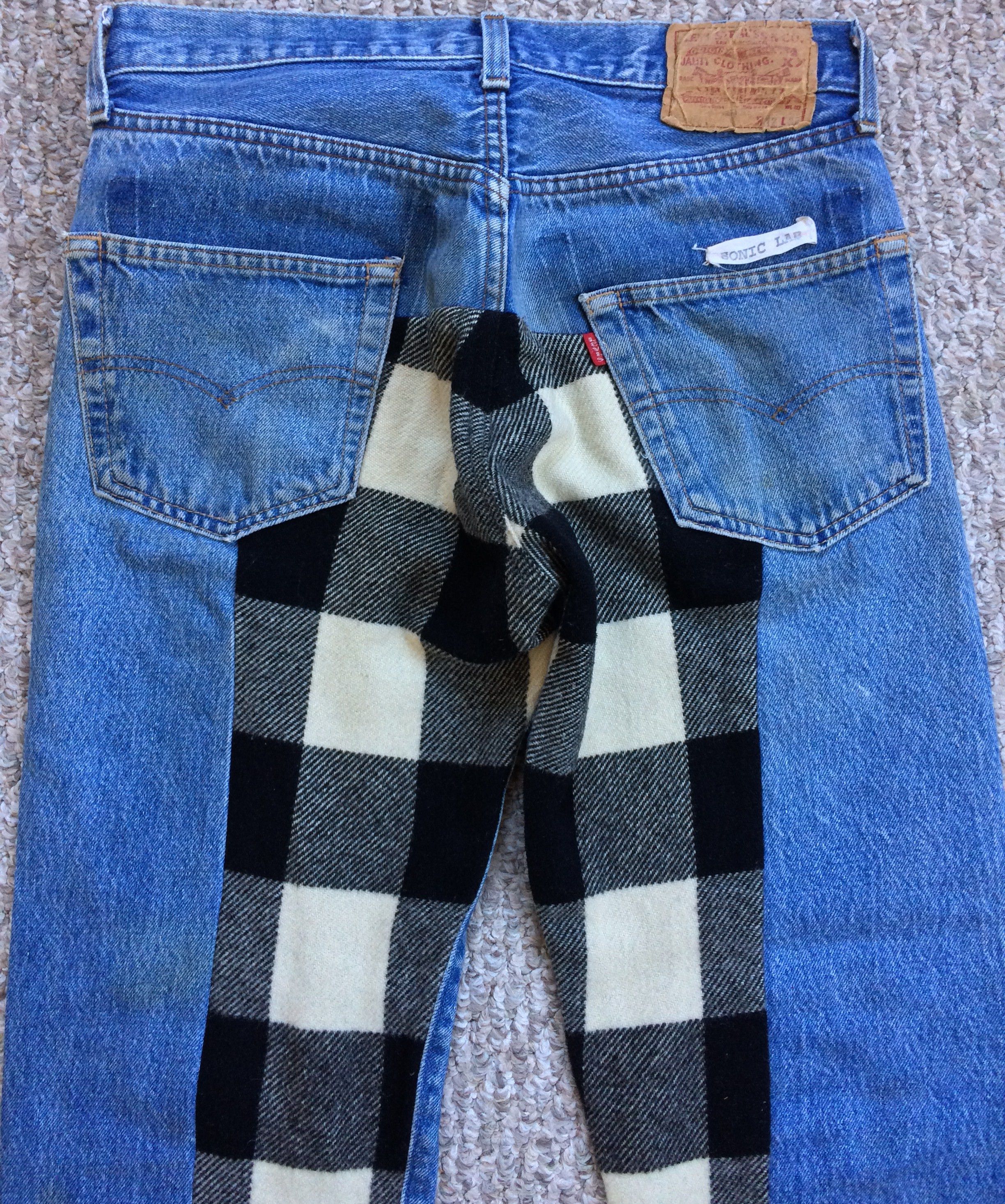 Levi's Sonic Lab Rebuild Hybrid Denim Size US 32 / EU 48 - 2 Thumbnail