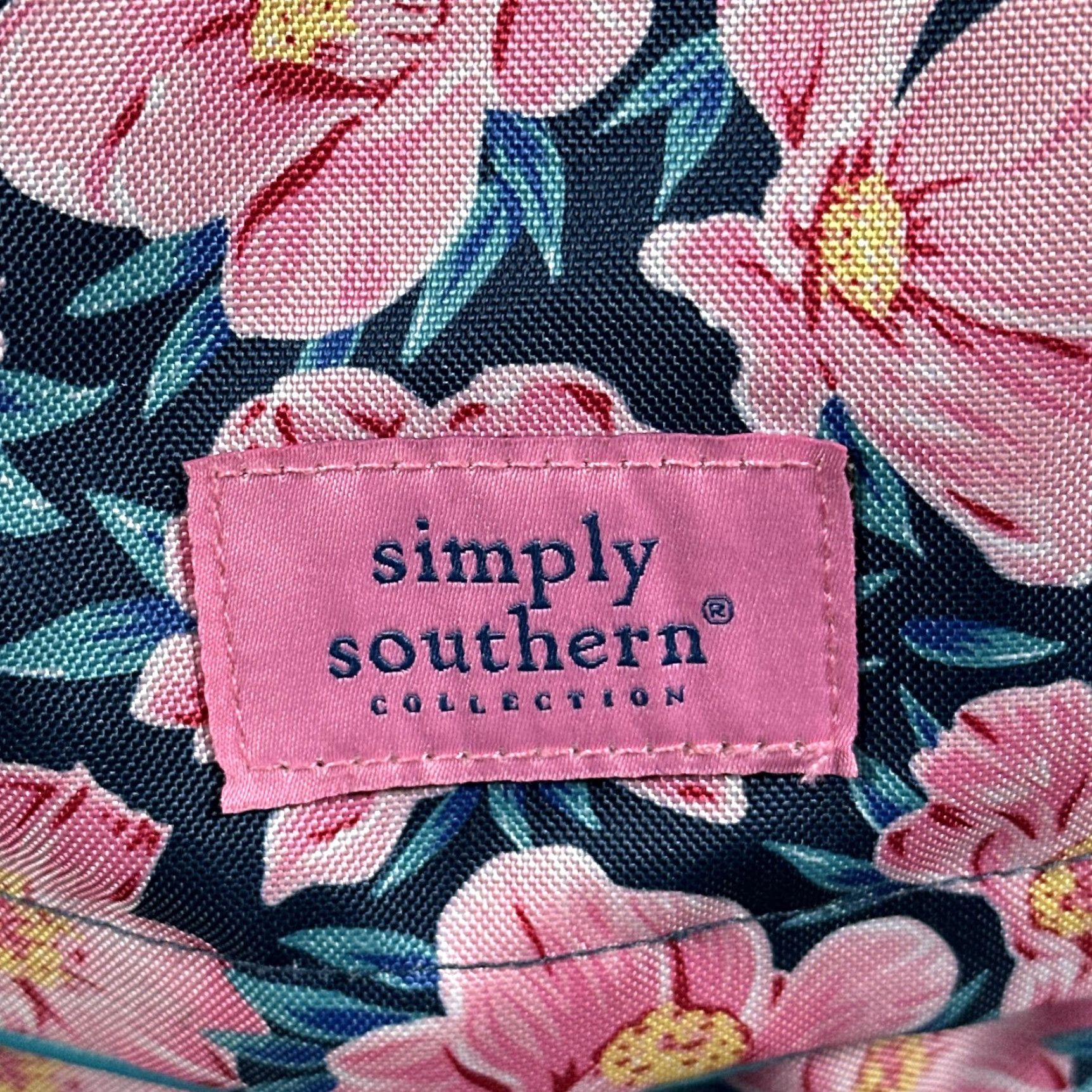 Vintage Simply Southern Backpack Floral School Travel Bookbag Collection Carry On PNKBLM Size ONE SIZE - 6 Thumbnail