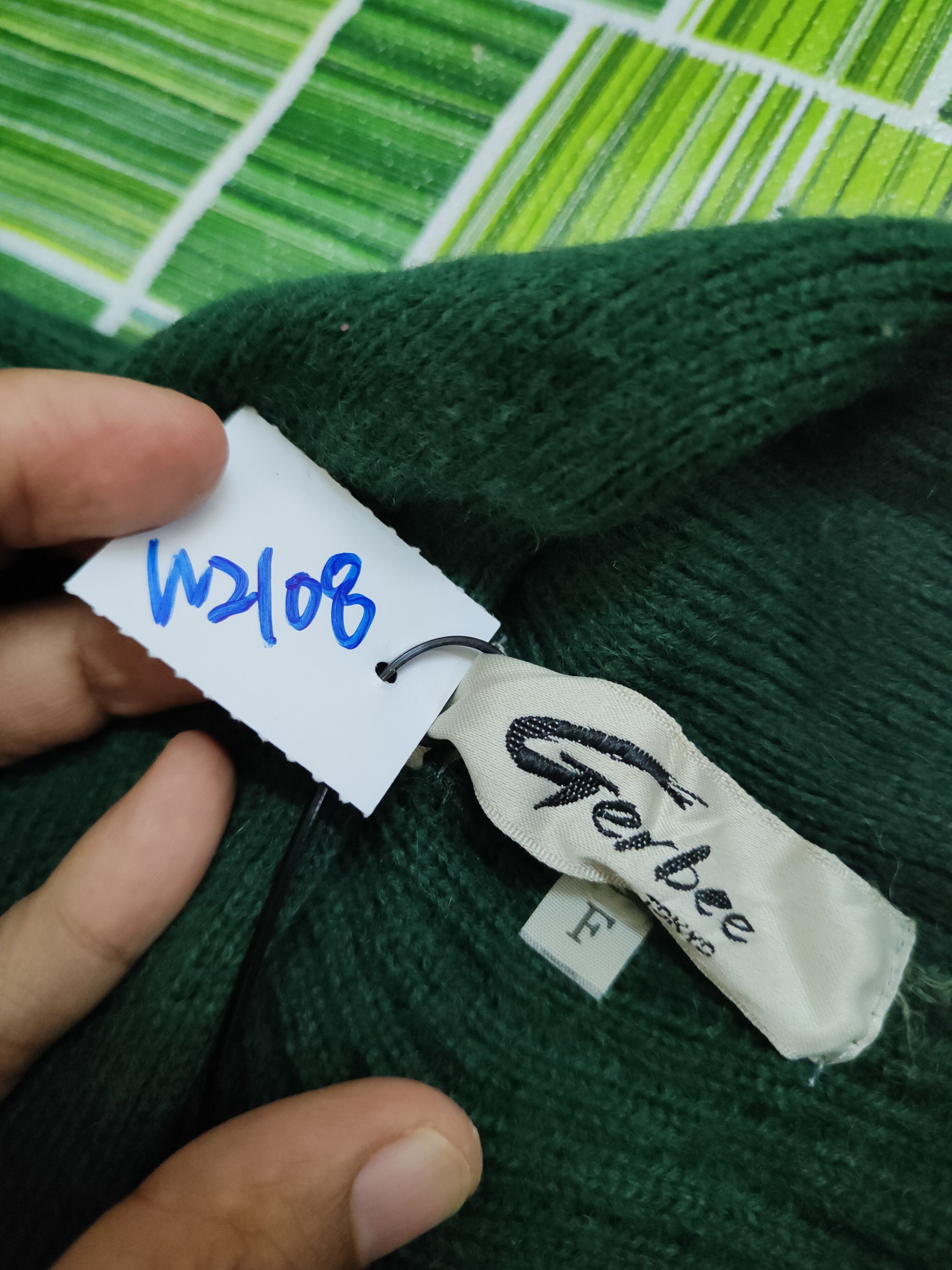 Vintage Gerbee vintage Green Knitwear Cardigan #W2108 Size M / US 6-8 / IT 42-44 - 12 Thumbnail
