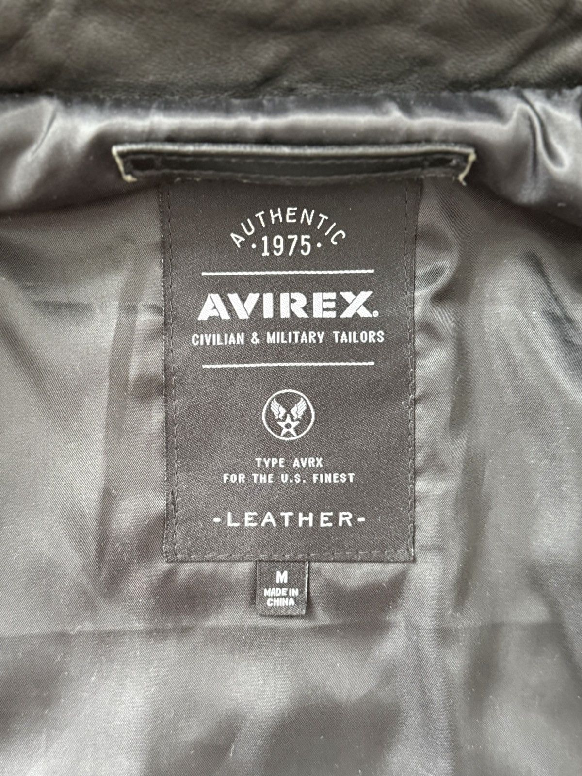 Avirex AVIREX LEATHER BOMBER JACKET Size US M / EU 48-50 / 2 - 5 Thumbnail