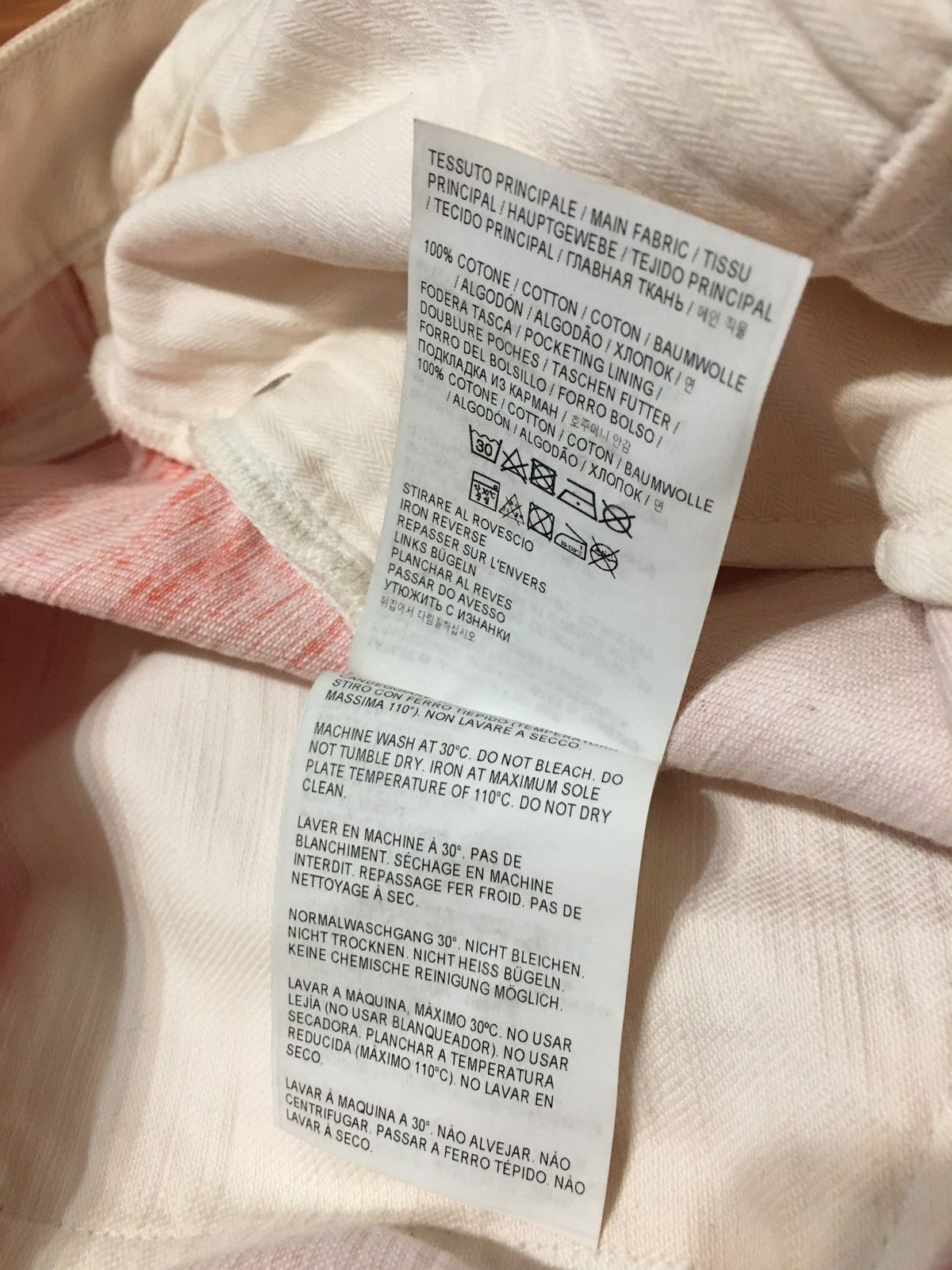 Golden Goose Golden Goose Deluxe Brand Peach White Jeans Size 30 Size 30" / US 8 / IT 44 - 18 Thumbnail