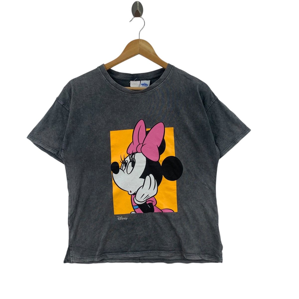 Disney ZARA x DISNEY MINNIE MOUSE Stone Faded Tee Shirt Top Boxy Size S / US 4 / IT 40 - 4 Thumbnail