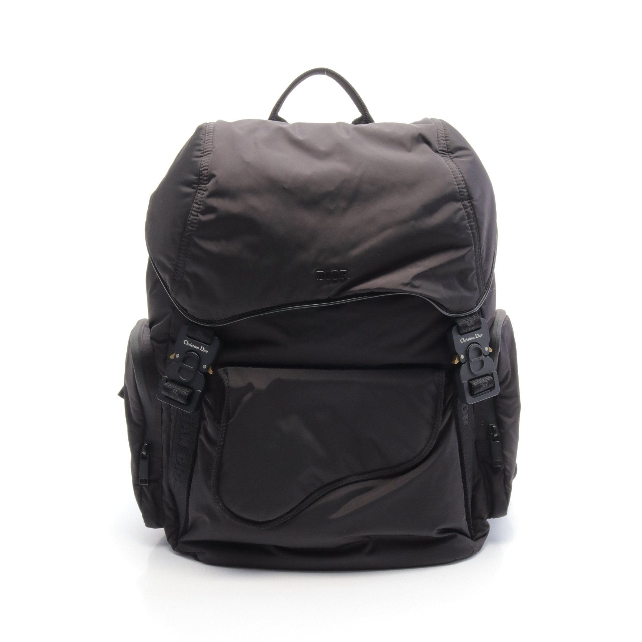 Dior Dior Saddle Backpack Rucksack Nylon Black Size ONE SIZE - 1 Thumbnail