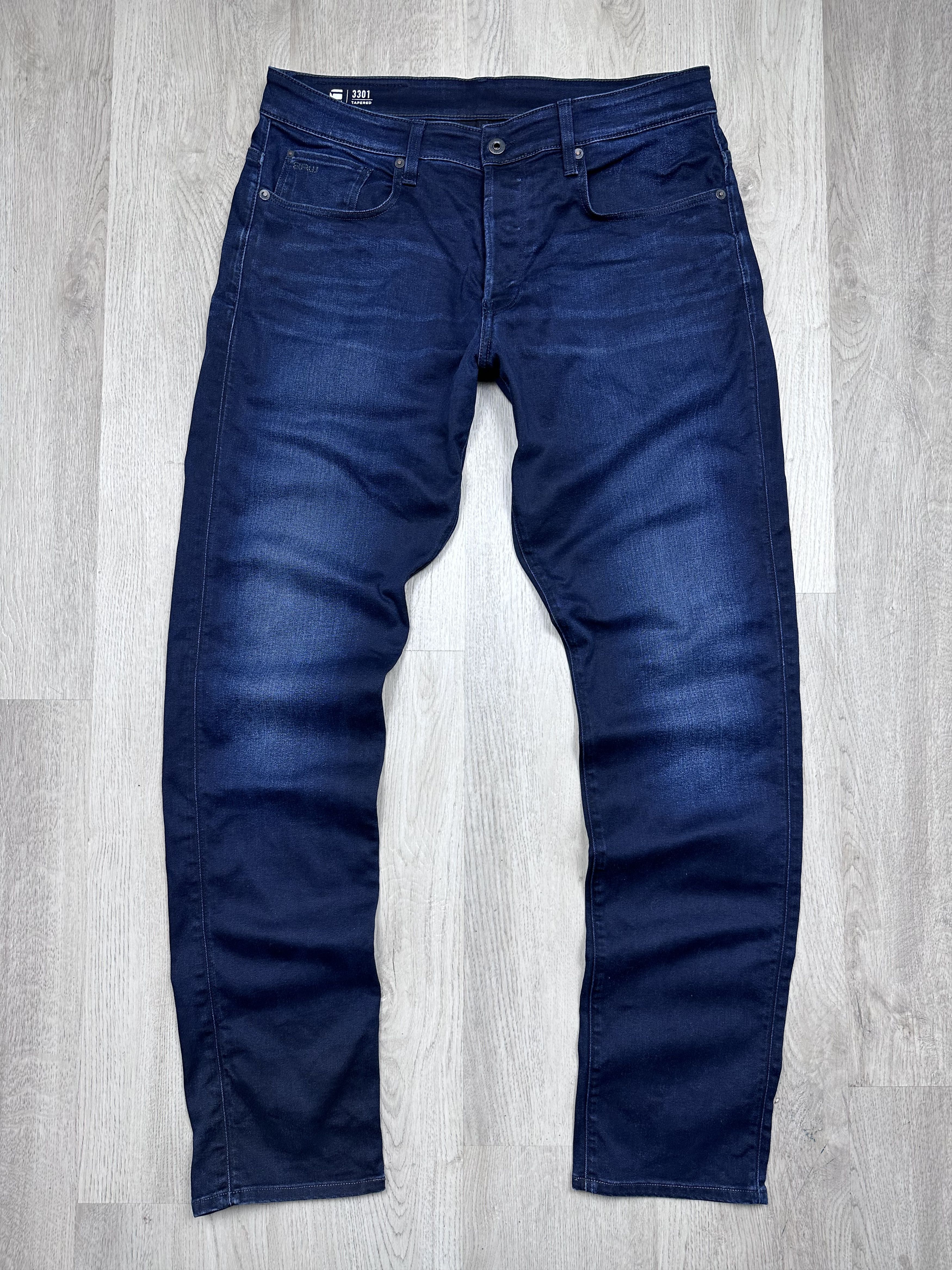 G-Star G Star Raw Mens 3301 Tapered Denim Pants Jeans Size US 34 / EU 50 - 1 Thumbnail