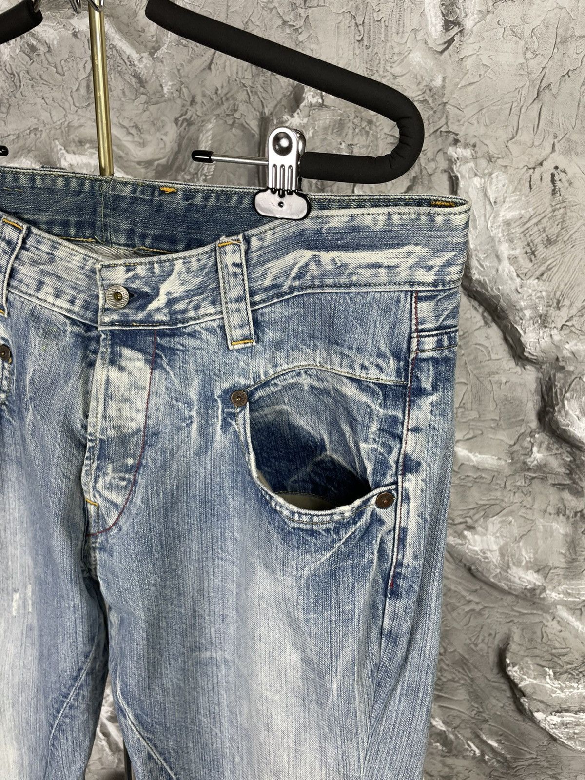 G-Star Vintage G-Star Fade Distressed Denim Jeans Y2K DG Japan Vibe Size US 36 / EU 52 - 8 Thumbnail