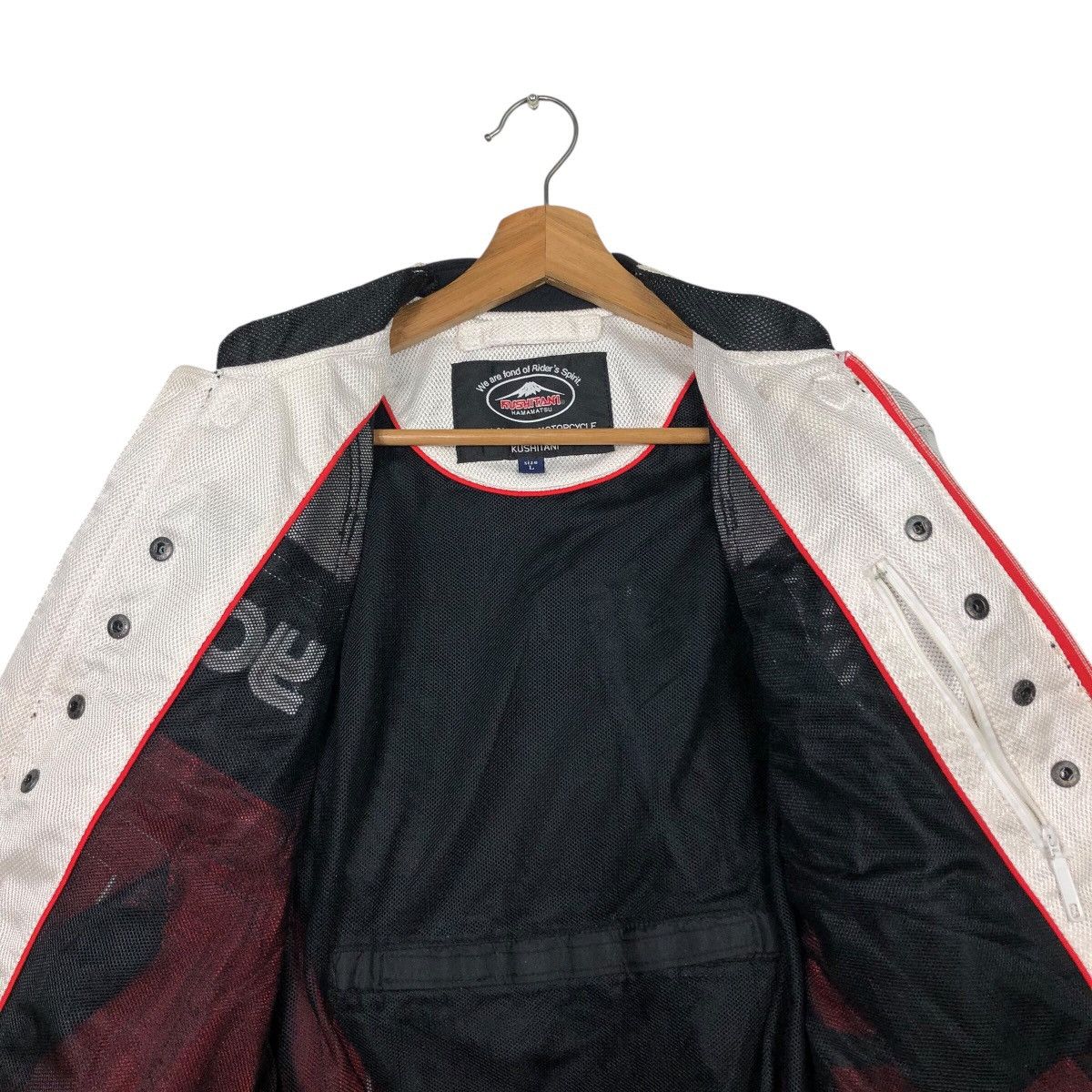 Vintage 📌Vintage Biker Jacket Racing Wear Rider Kushitani Hamamatsu Size US L / EU 52-54 / 3 - 17 Thumbnail