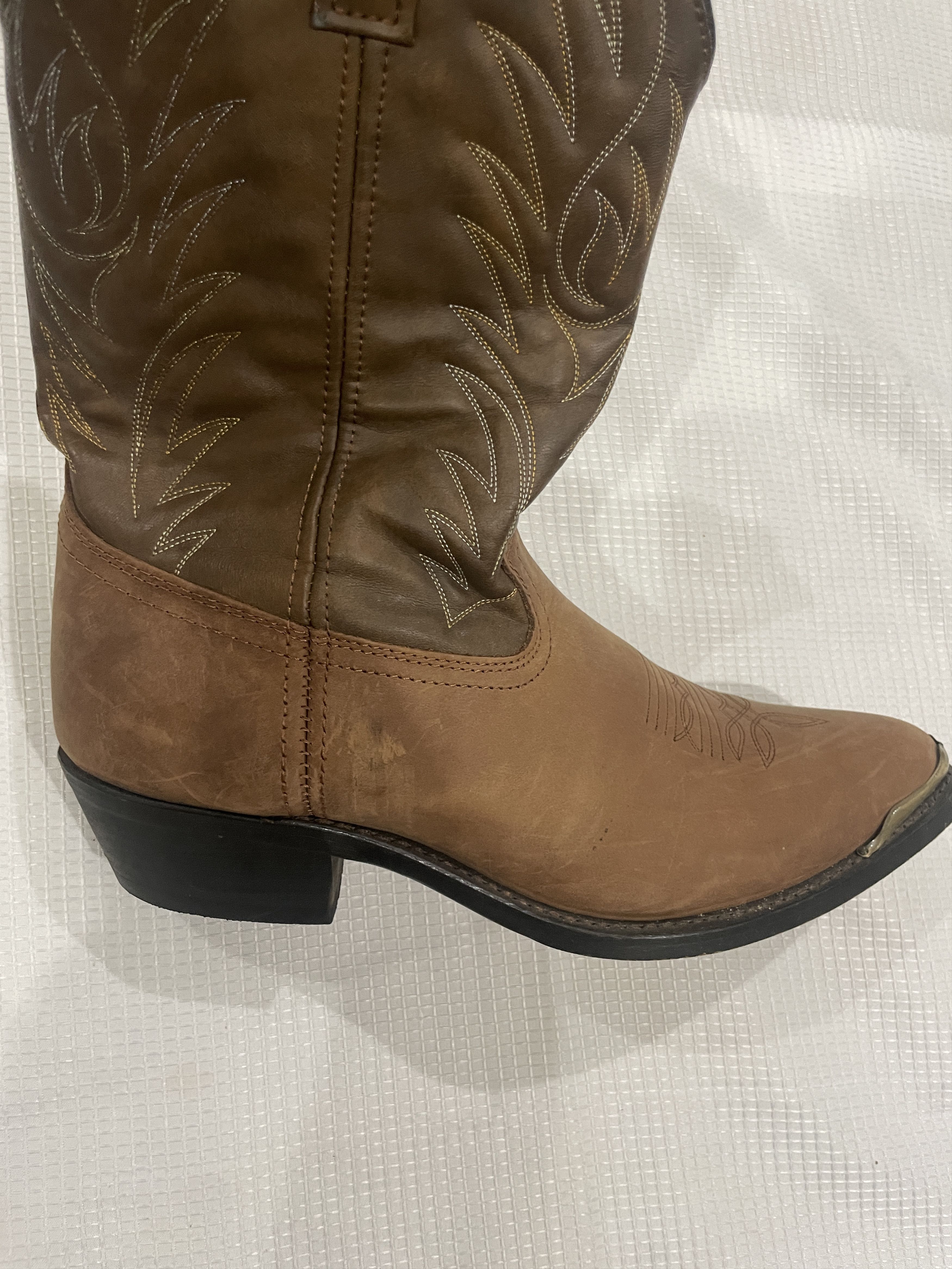 Other Laredo 6771 Nashville Silver Toe Cowboy Boot size 11.5 EW Size US 11.5 / EU 44-45 - 6 Thumbnail