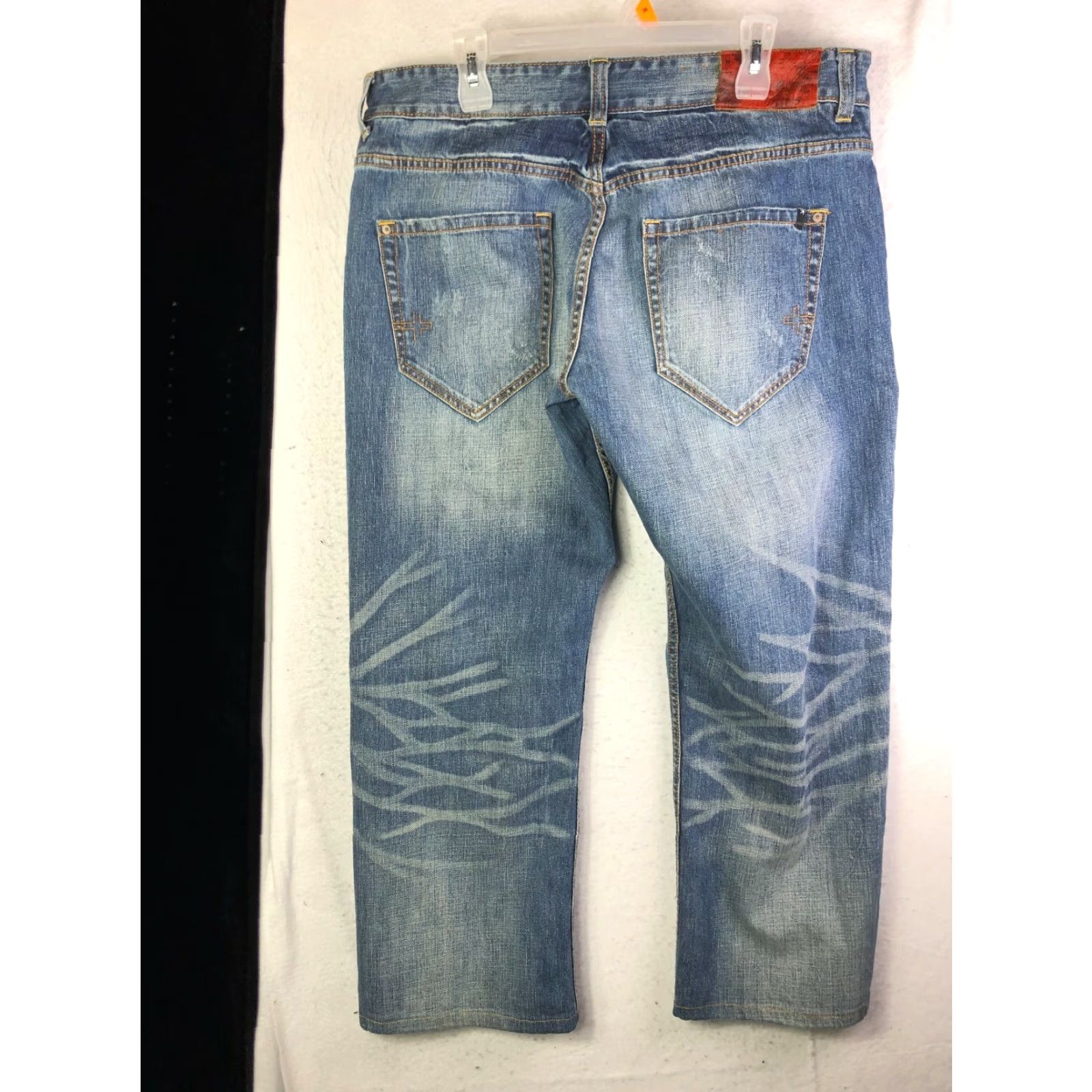 Rocawear Rocawear Mens Size 38 Classic Fit Mid Rise Straight Leg Blue Denim Jeans Size US 38 / EU 54 - 6 Thumbnail
