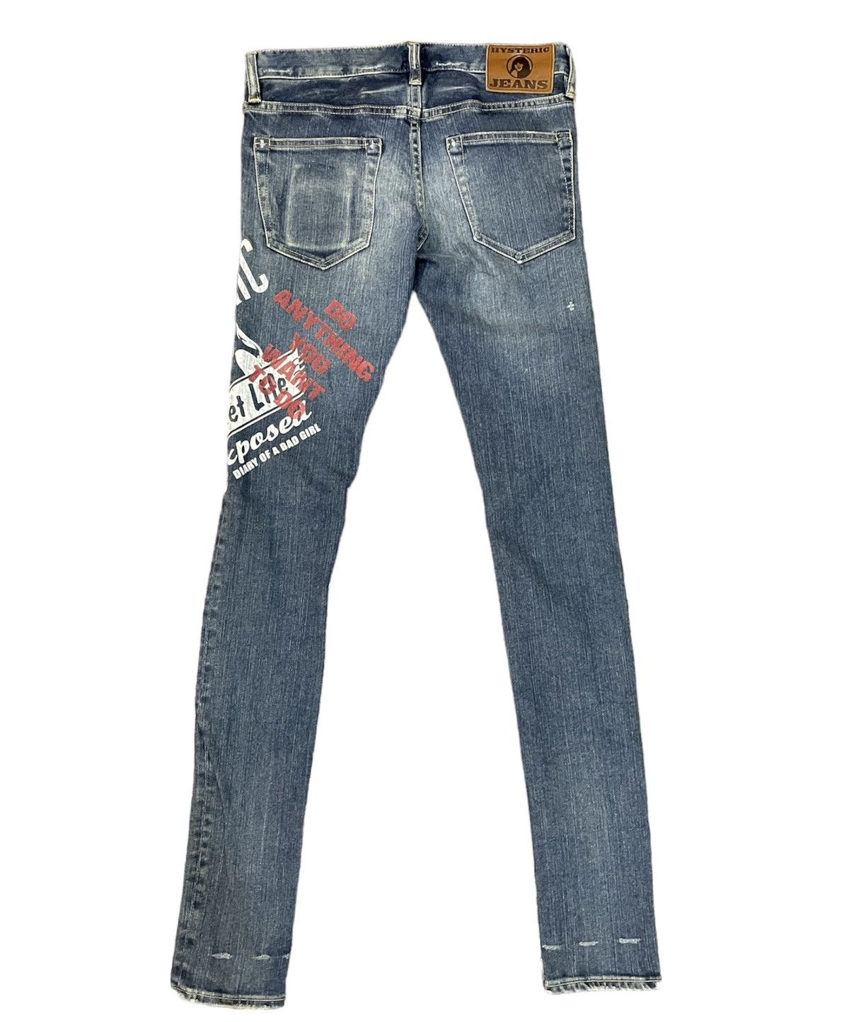 Hysteric Glamour Vintage Hysteric Glamour Punk Skinny Jeans Size 28" / US 6 / IT 42 - 2 Thumbnail