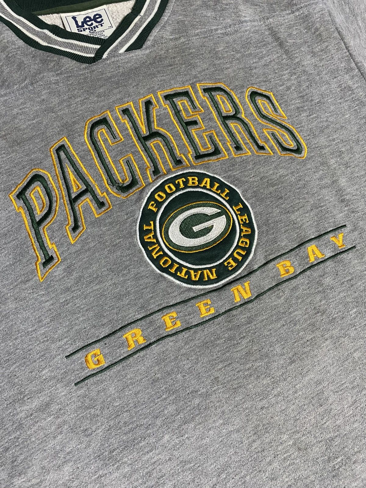 NFL × Vintage Vintage 90s Lee sport Green Bay Packers pullover Size US M / EU 48-50 / 2 - 9 Thumbnail