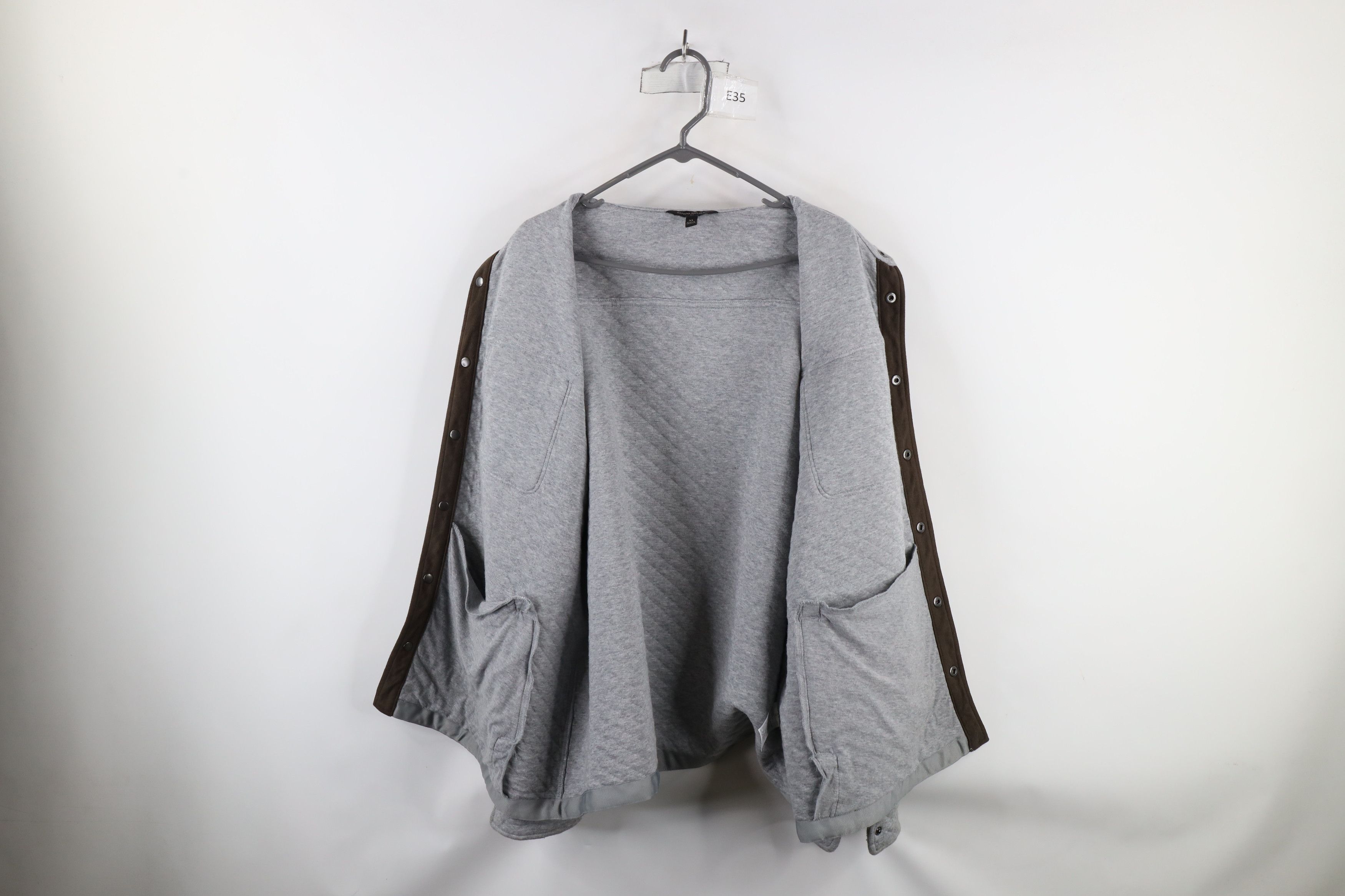 Banana Republic × Vintage Banana Republic Button Shirt Jacket Jac Shirt Heather Gray Size US XL / EU 56 / 4 - 12 Thumbnail