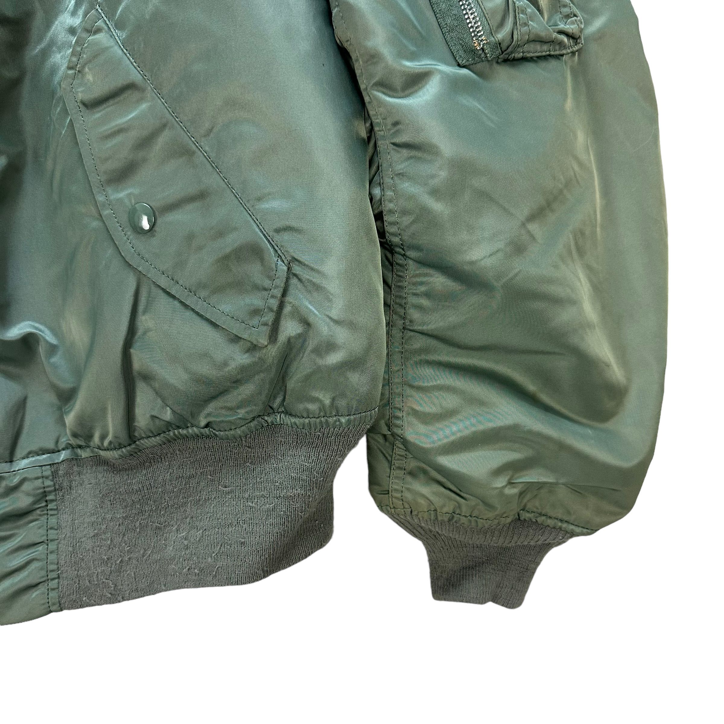 Alpha Industries Vintage ALPHA INDUSTRIES USAF MA1 BOMBER JACKET #7683-164 Size US L / EU 52-54 / 3 - 6 Thumbnail