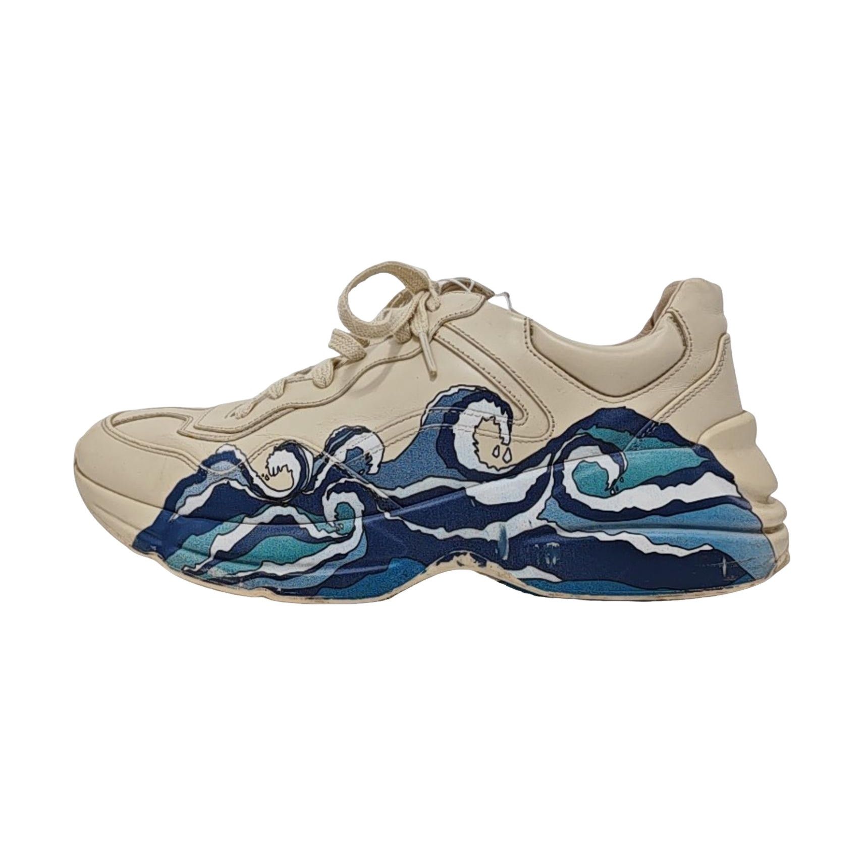Gucci Gucci Wave Graphic Rhyton Sneakers 42.5 Size US 9.5 / EU 42-43 - 1 Thumbnail