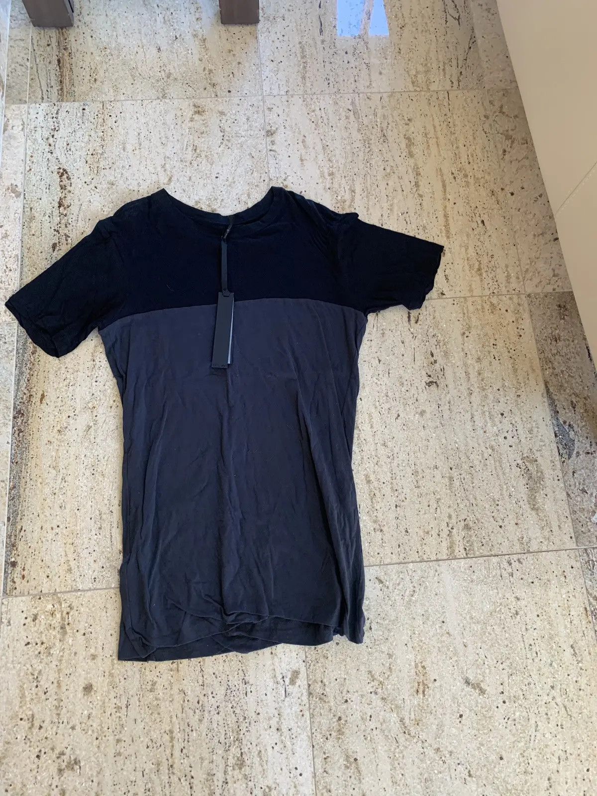 Ben Taverniti Unravel Project o1rshd1 L Jersey Double Hybrid Tee in Black Size US S / EU 44-46 / 1 - 2 Thumbnail