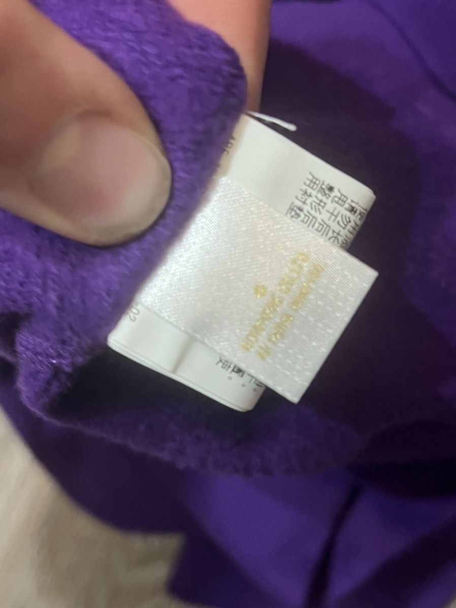 Bape Purple A Bathing Ape Relaxed Flame Head Pullover Hoodie Size US M / EU 48-50 / 2 - 11 Thumbnail