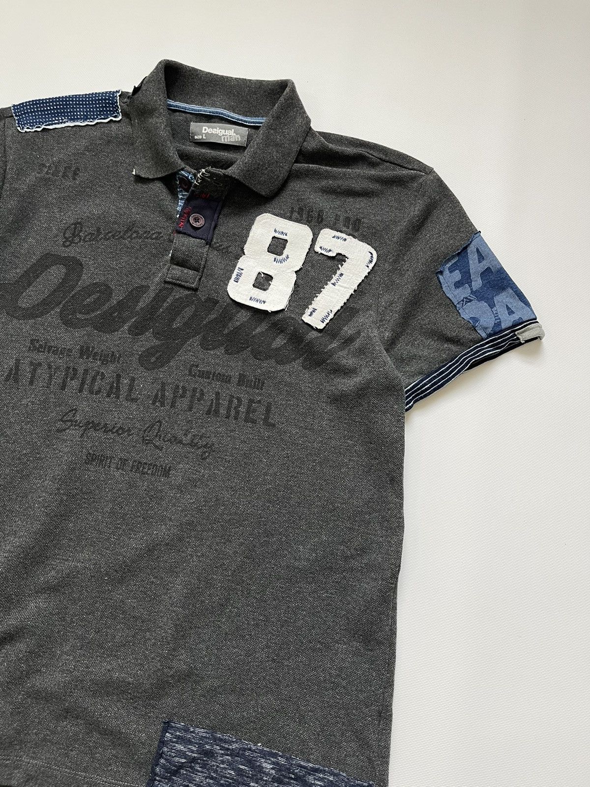 Desigual Desigual Putch Work Y2K Polo Size US L / EU 52-54 / 3 - 3 Thumbnail