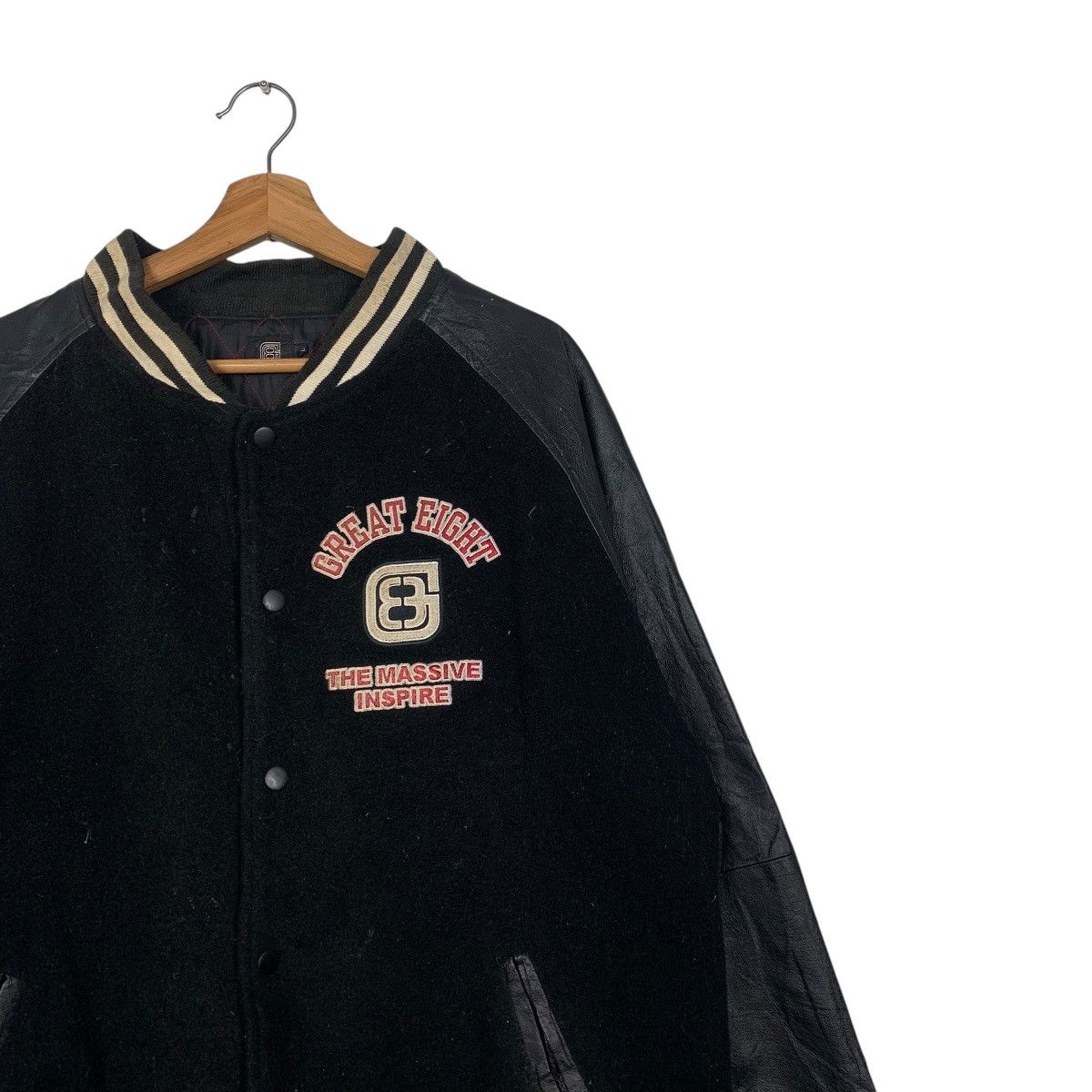 Japanese Brand Japanese Brand Great Eight Varsity Jacket Size US XL / EU 56 / 4 - 5 Thumbnail