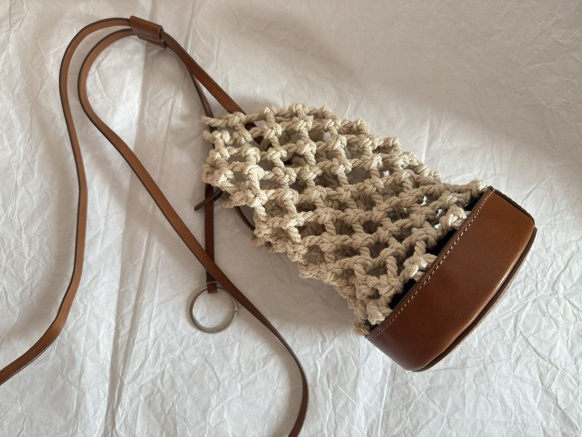Jil Sander Mini crochet-leather bag Size ONE SIZE - 4 Thumbnail