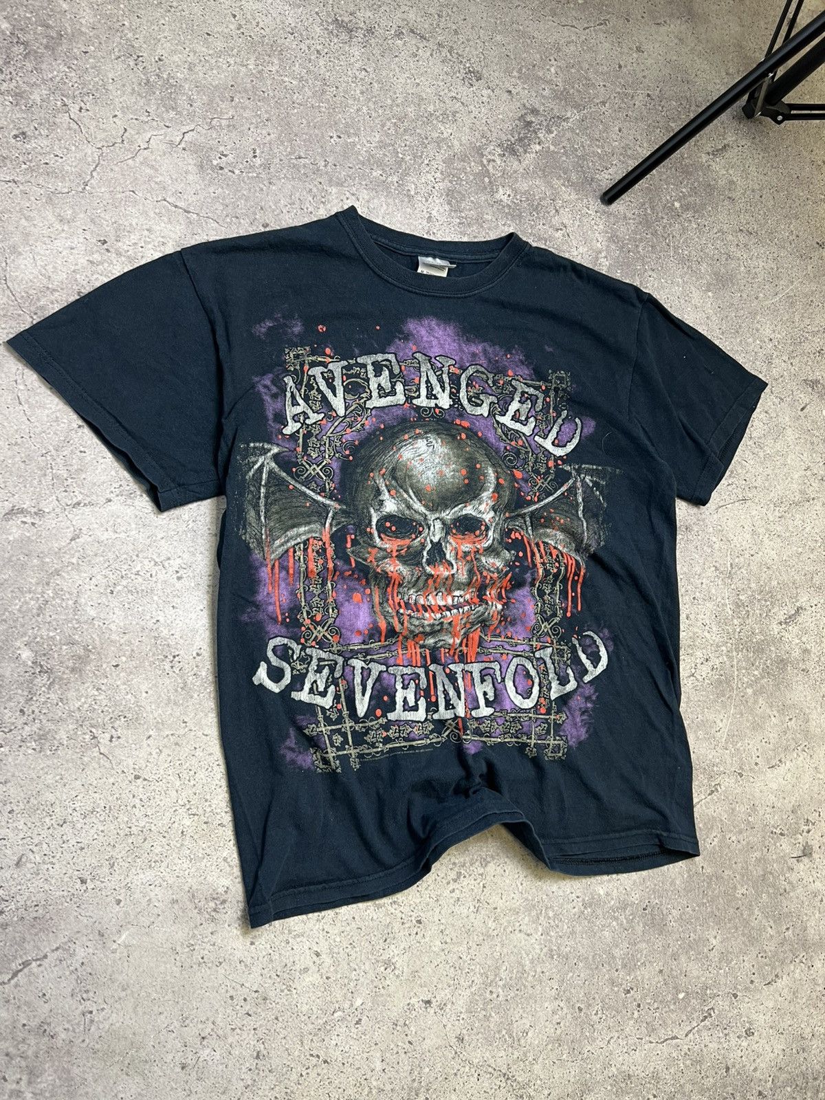 Band Tees × Vintage Vintage Avenged Sevenfold Band Tee Size US M / EU 48-50 / 2 - 2 Thumbnail