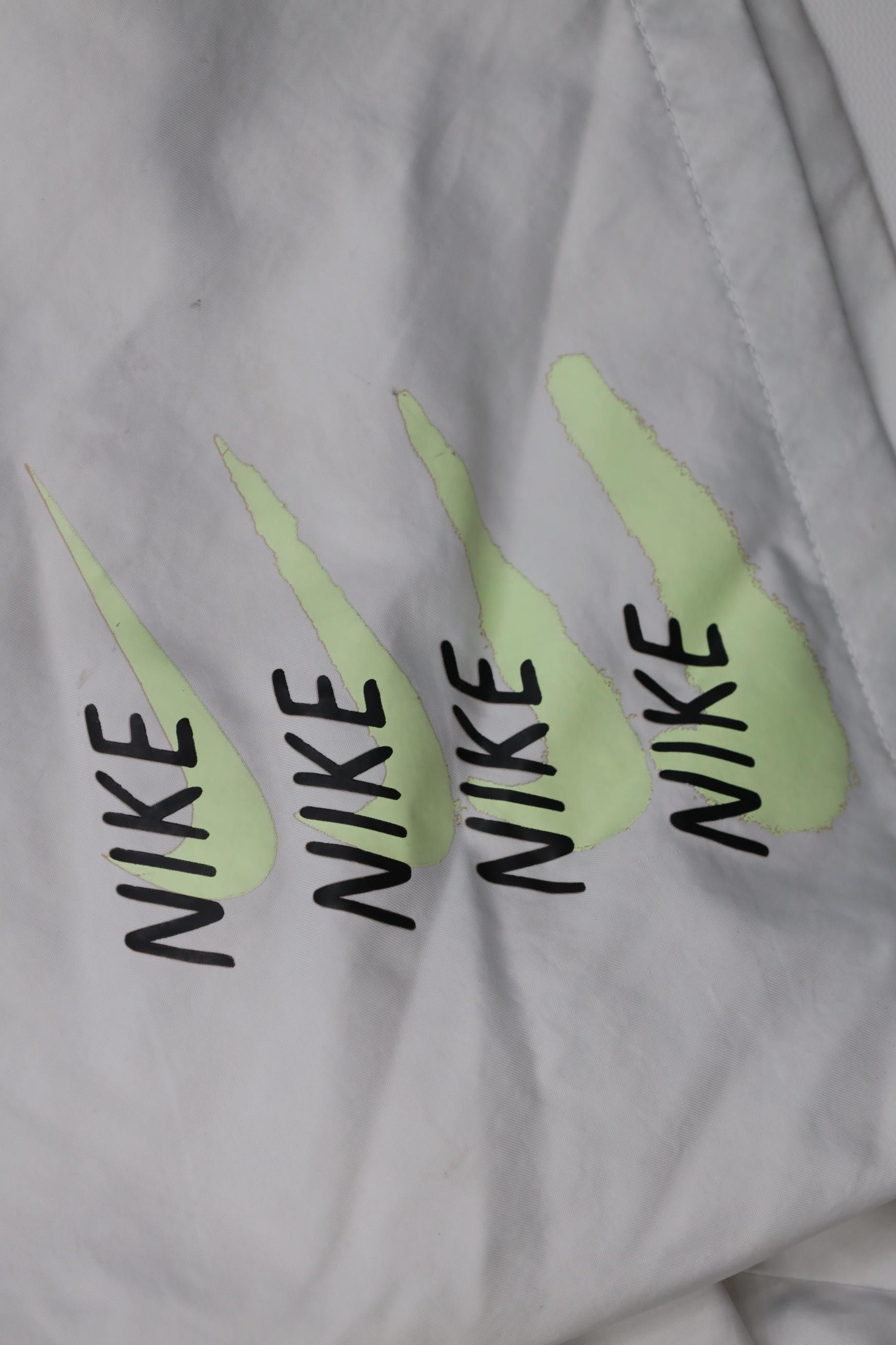Nike Nike Spell Out Big Logo Lined Woven Festival Shorts Gray Size US 32 / EU 48 - 18 Thumbnail
