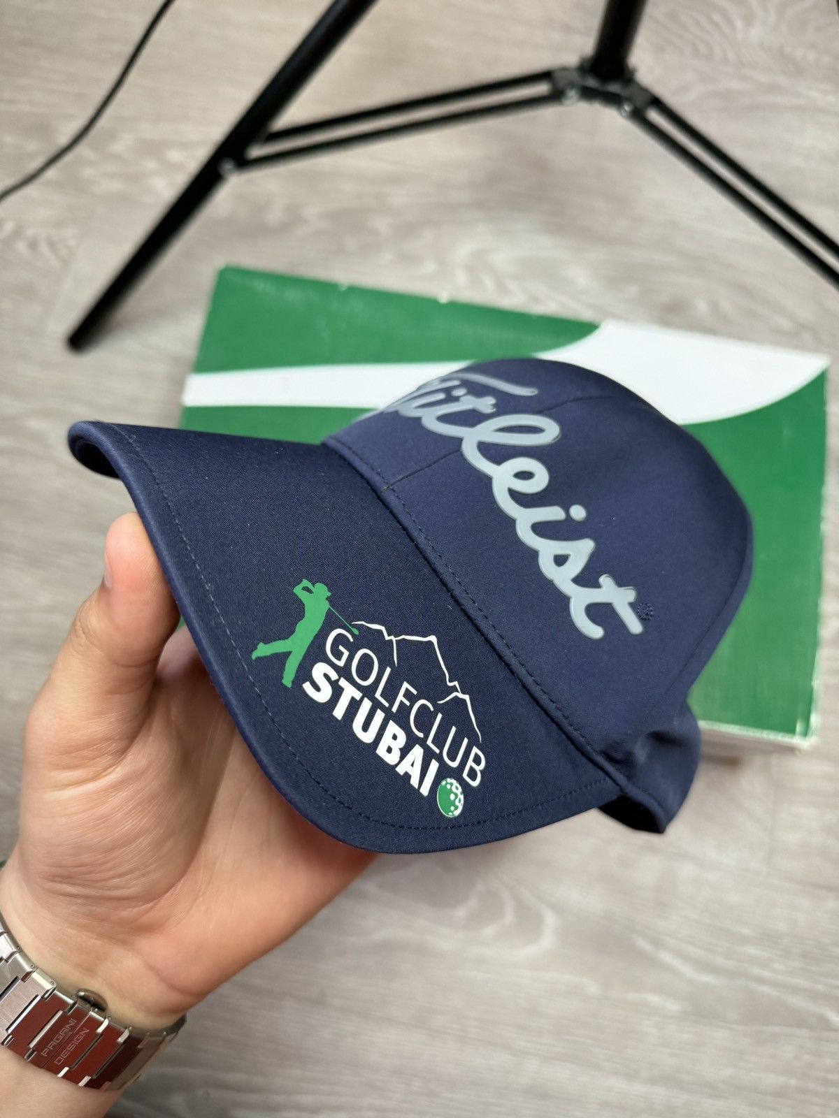 Footjoy × Japanese Brand × Titleist Titleist ProV1 FootJoy Golfing Logos Grey Adjustable Hat Size ONE SIZE - 1 Thumbnail