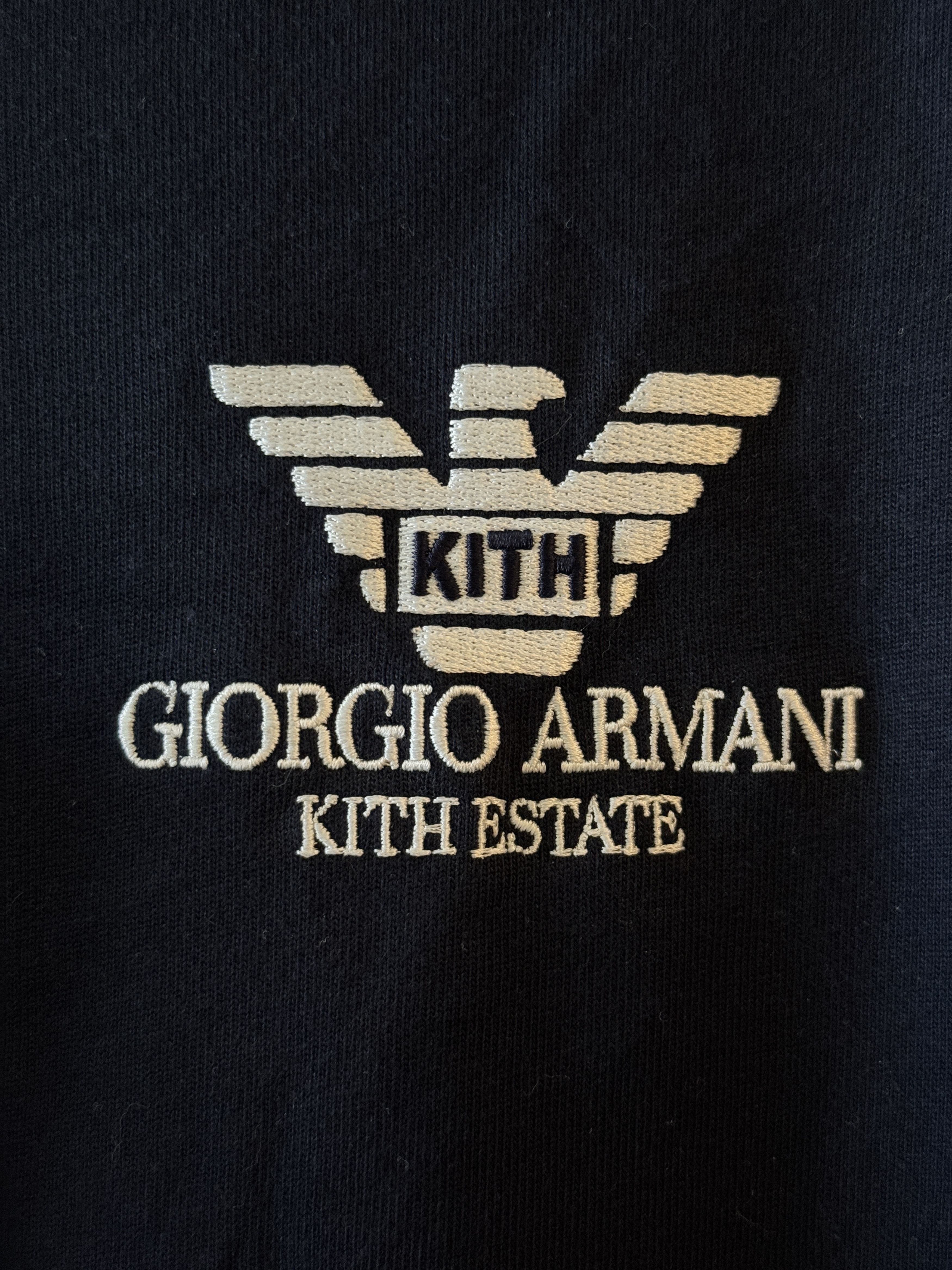 Giorgio Armani × Kith Giorgio Armani & Kith Short Sleeve Tee - Nocturnal Blue Size US S / EU 44-46 / 1 - 4 Thumbnail