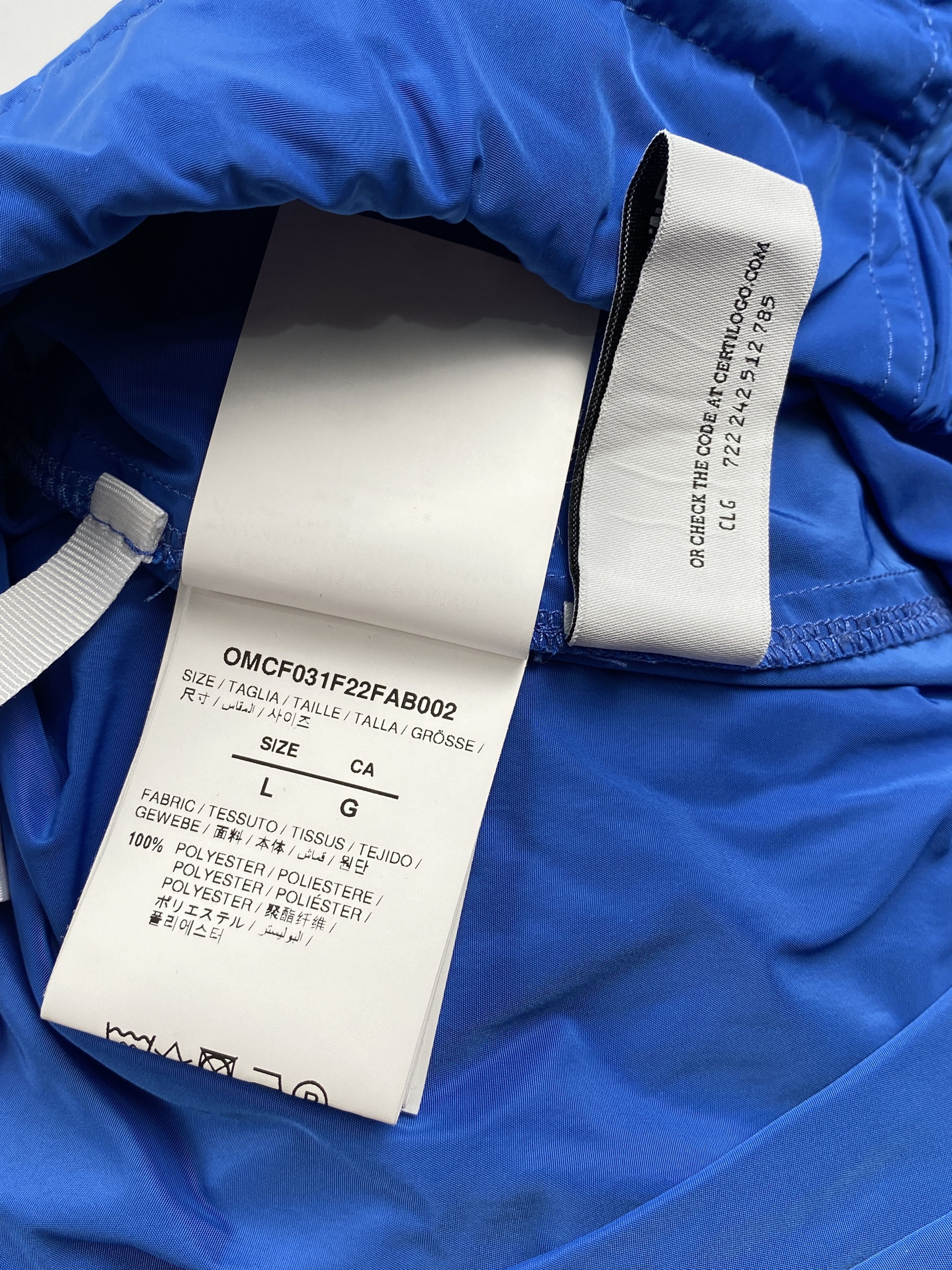 Off-White F/W 2022 Belted Straight Leg Cargo Trousers Size US 29 - 15 Thumbnail