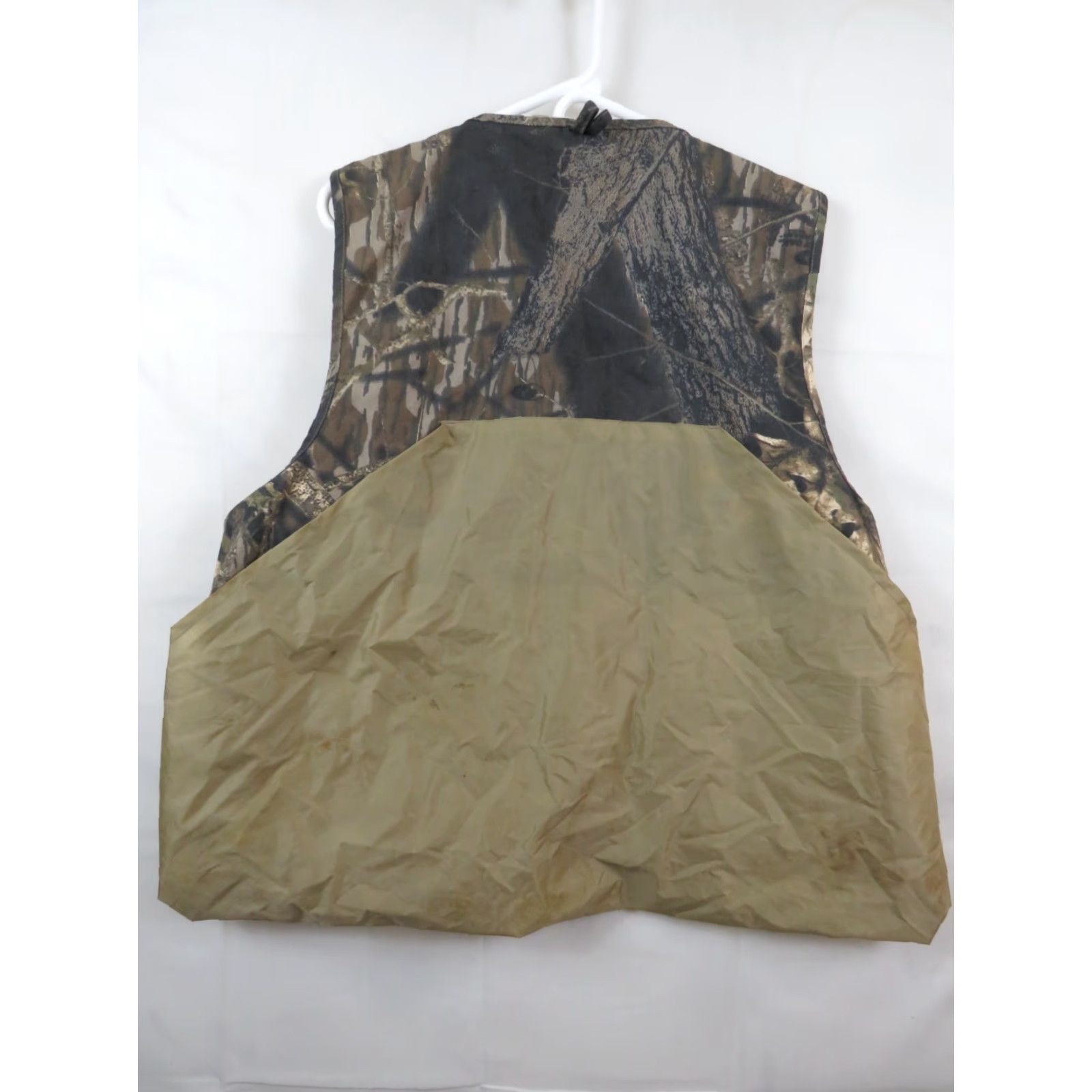 Vintage VTG Black Sheep Vest - Hunting Camo Overcoat, XL, Brown, Pockets, Zip Closure, Button Accents, Machine Washable, Fall Winter, Men Size US XL / EU 56 / 4 - 6 Thumbnail